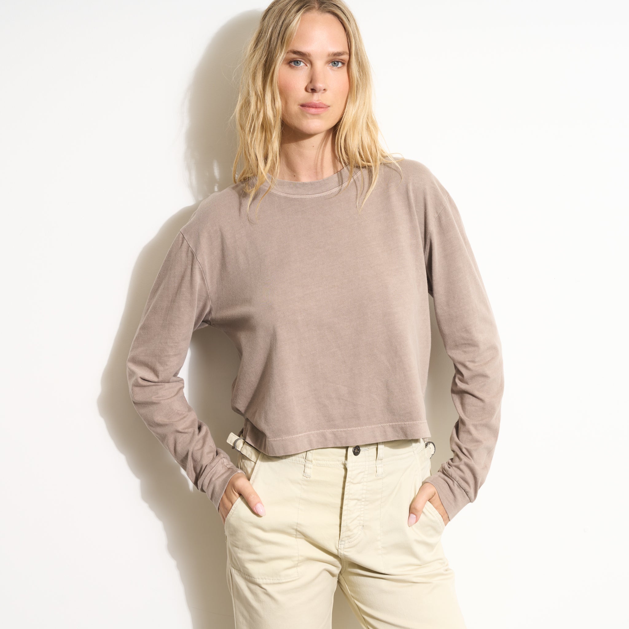 Reagan Long Sleeve Boyfriend Tee
