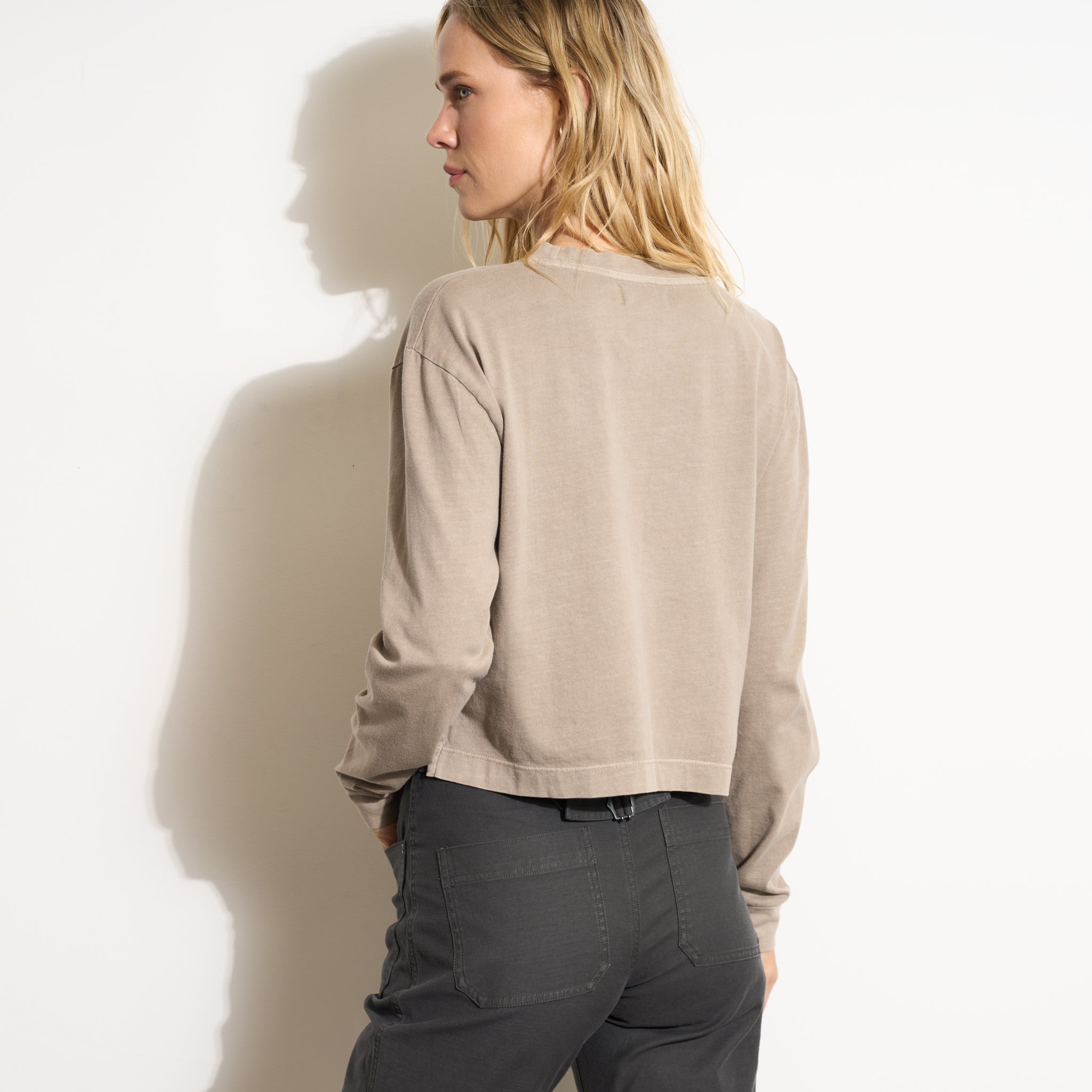Reagan Long Sleeve Boyfriend Tee