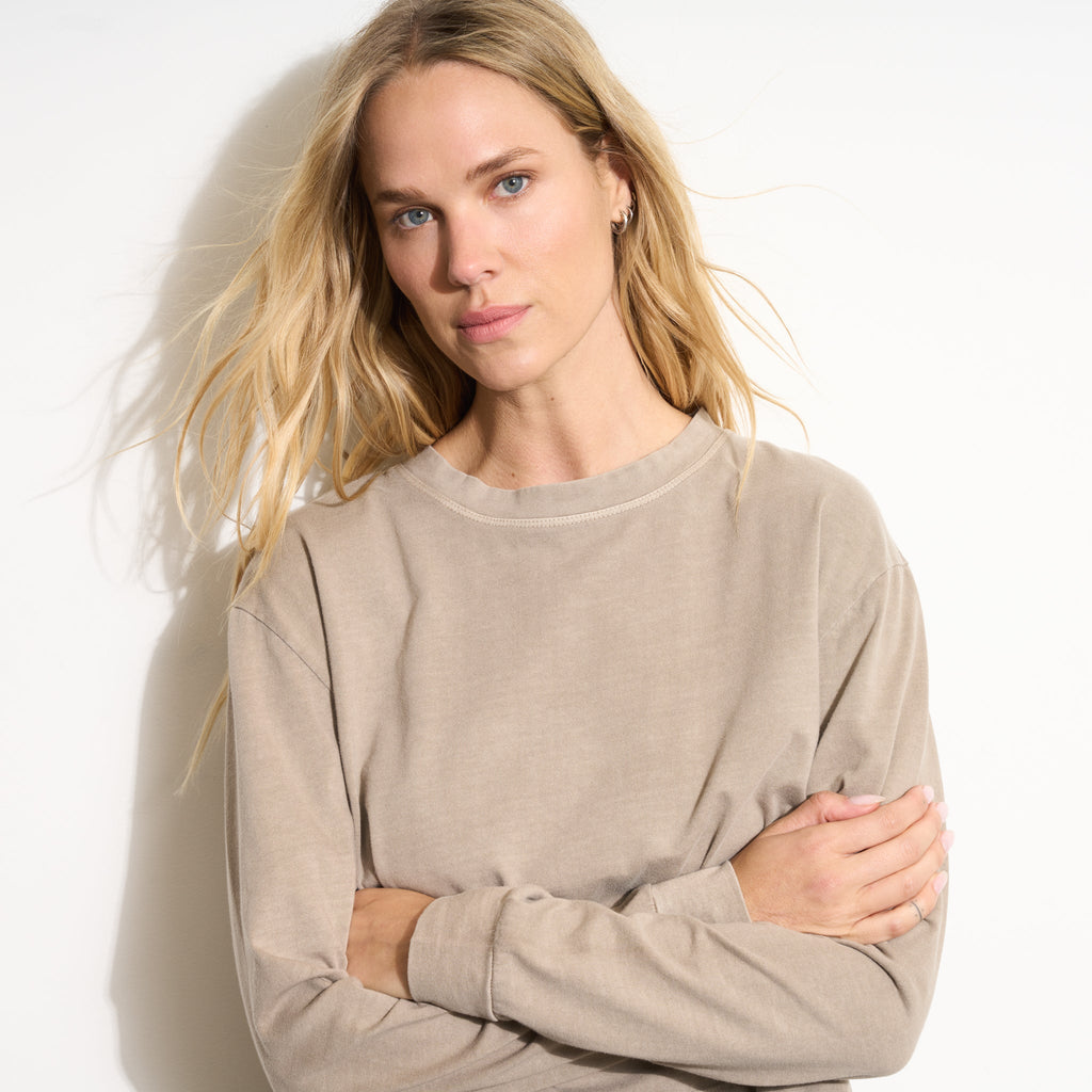 Reagan Long Sleeve Boyfriend Tee