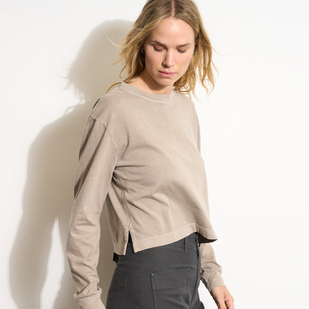 Reagan Long Sleeve Boyfriend Tee