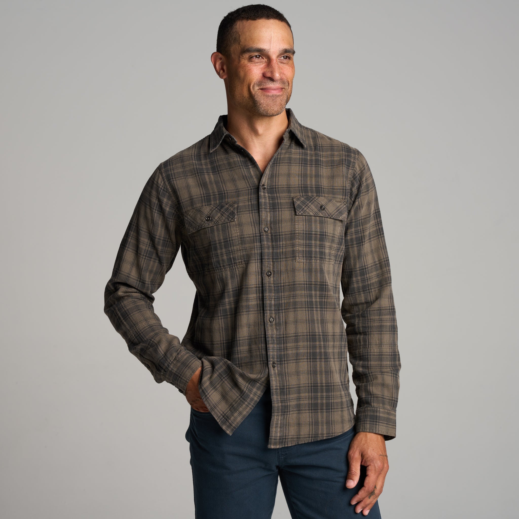 Redding Long Sleeve Plaid Shirt