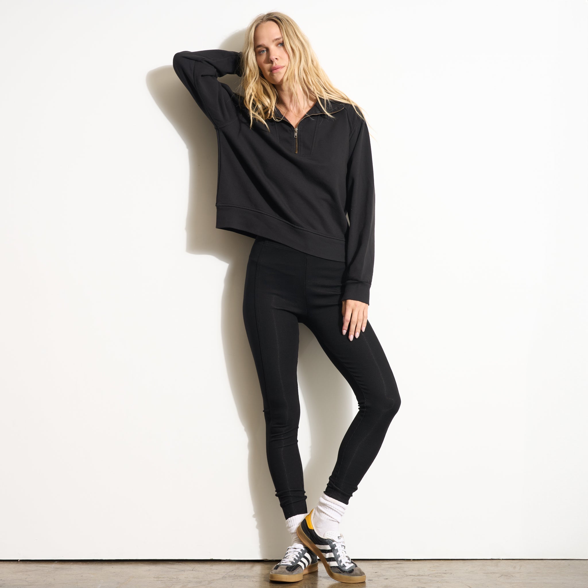 Josephine Quarter Zip Pullover Hoodie