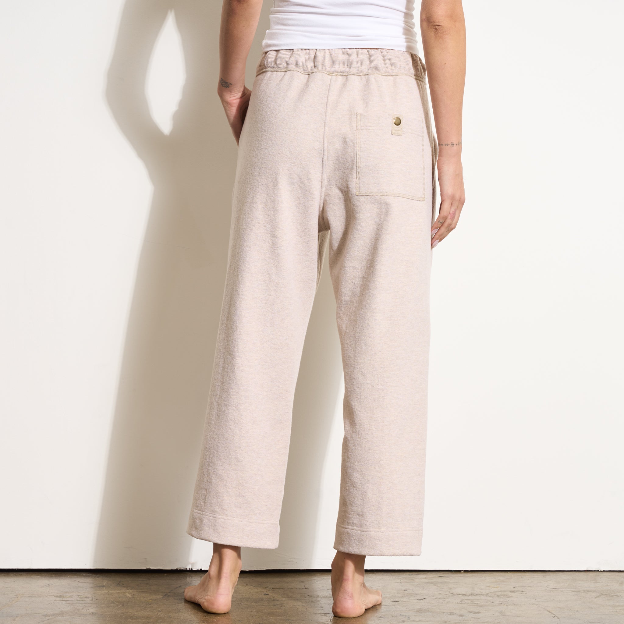 Robbie Relaxed Drawstring Felted Pant
