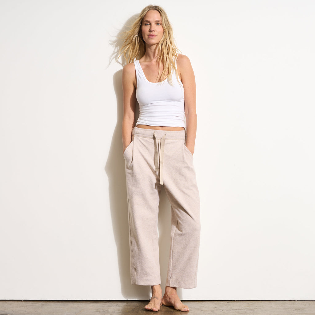 Robbie Relaxed Drawstring Felted Pant