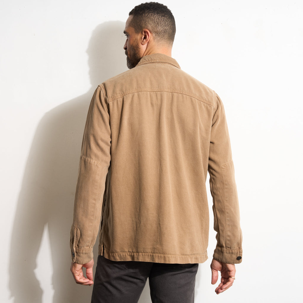 San Angelo Draped Denim Twill Jacket