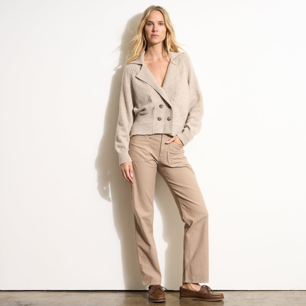 Tullia Double Breasted Sweater Jacket