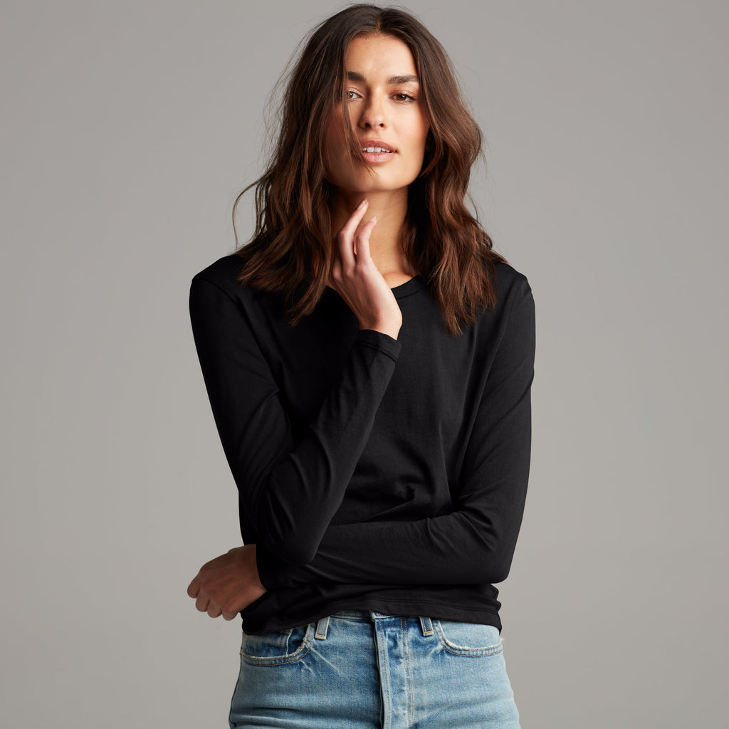 Tyler Long Sleeve Crew Neck Tee