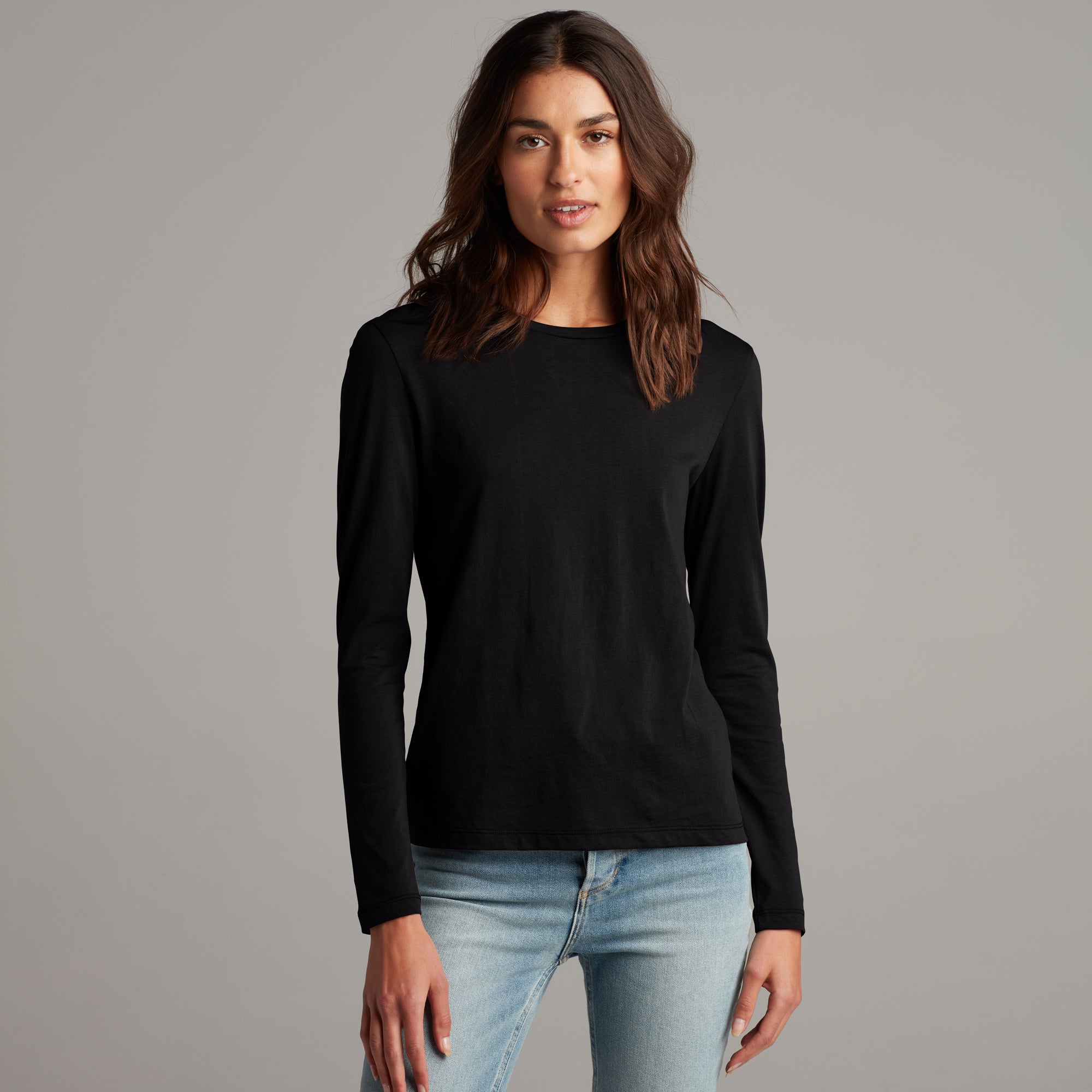 Tyler Long Sleeve Crew Neck Tee