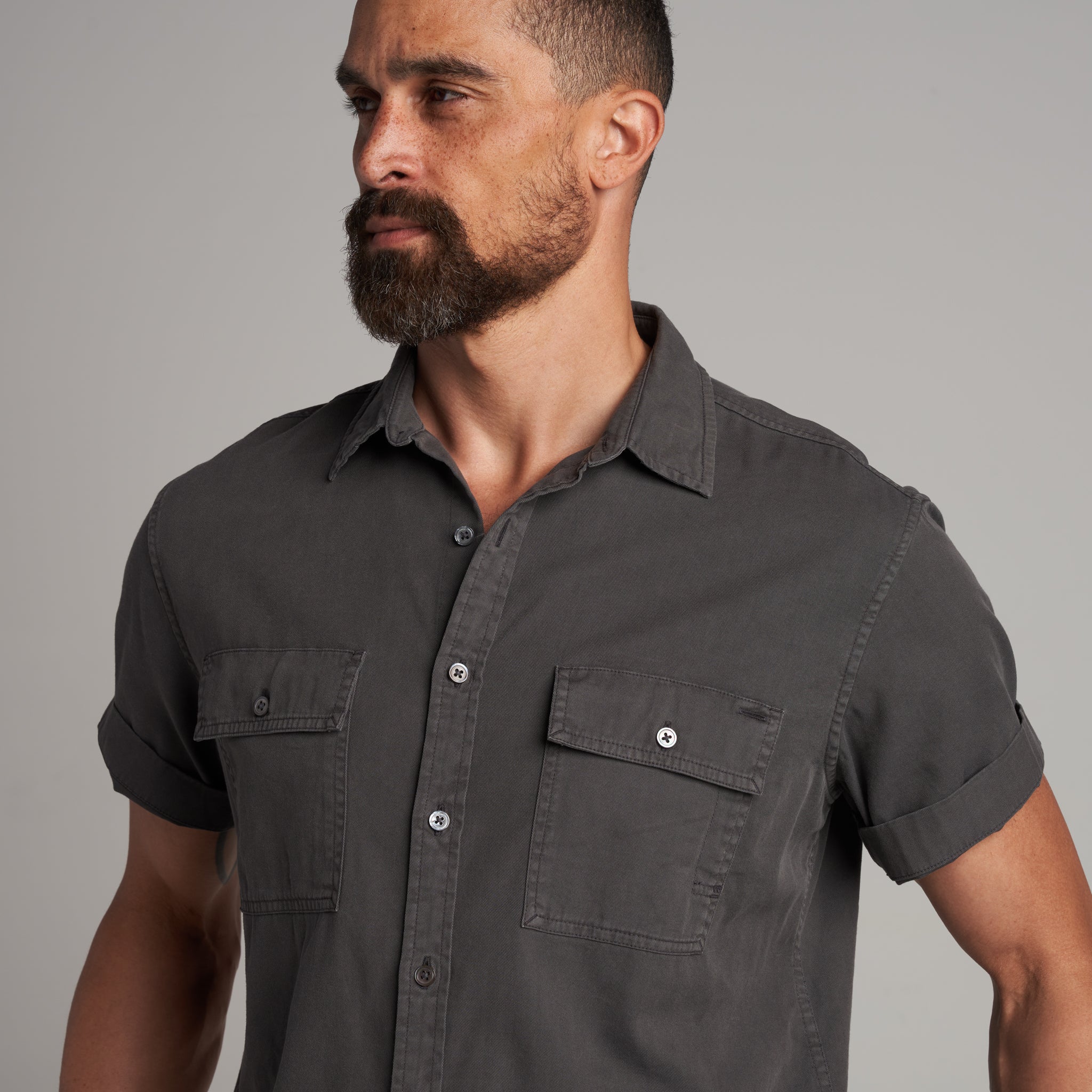 Riley Heritage Twill Short Sleeve Shirt