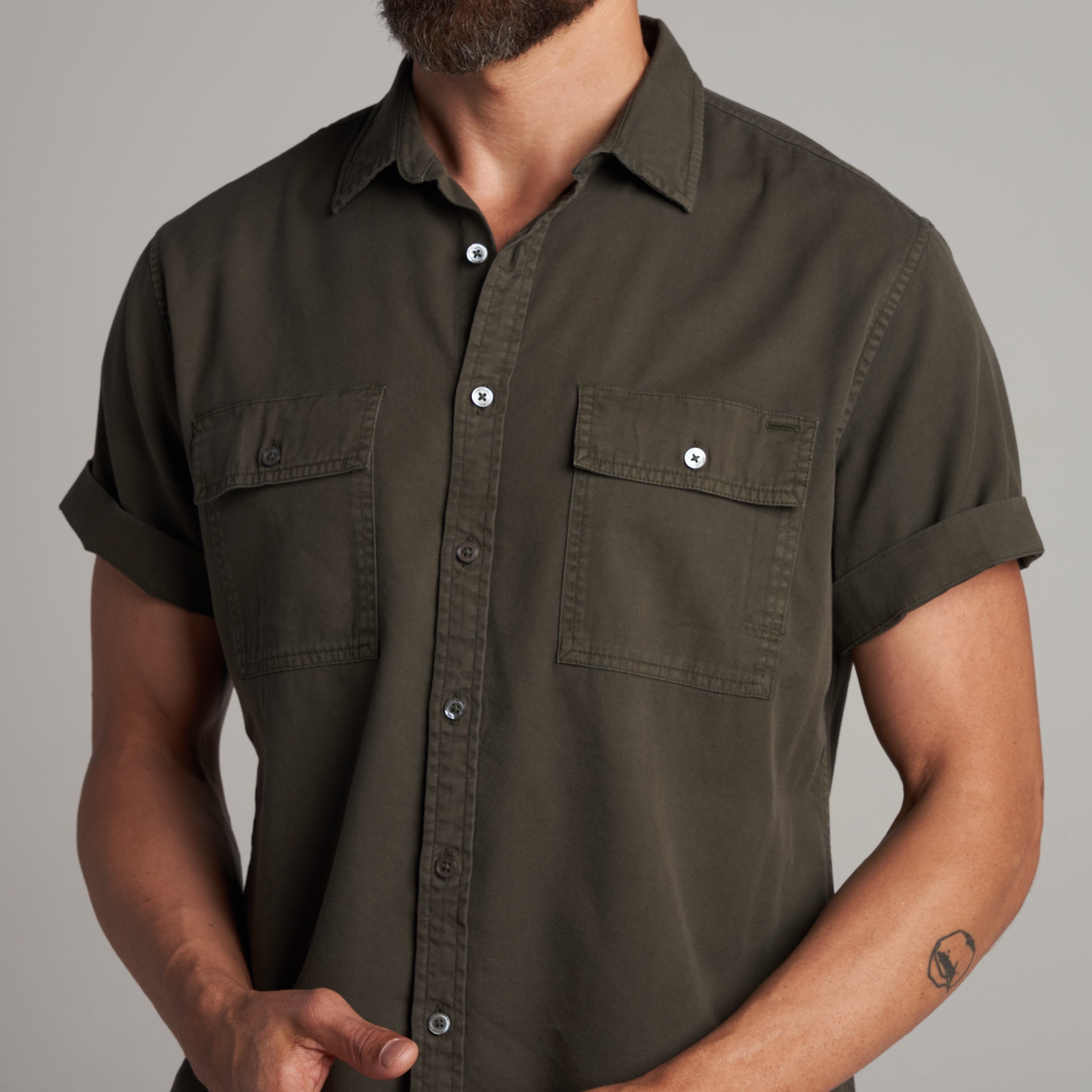 Riley Heritage Twill Short Sleeve Shirt