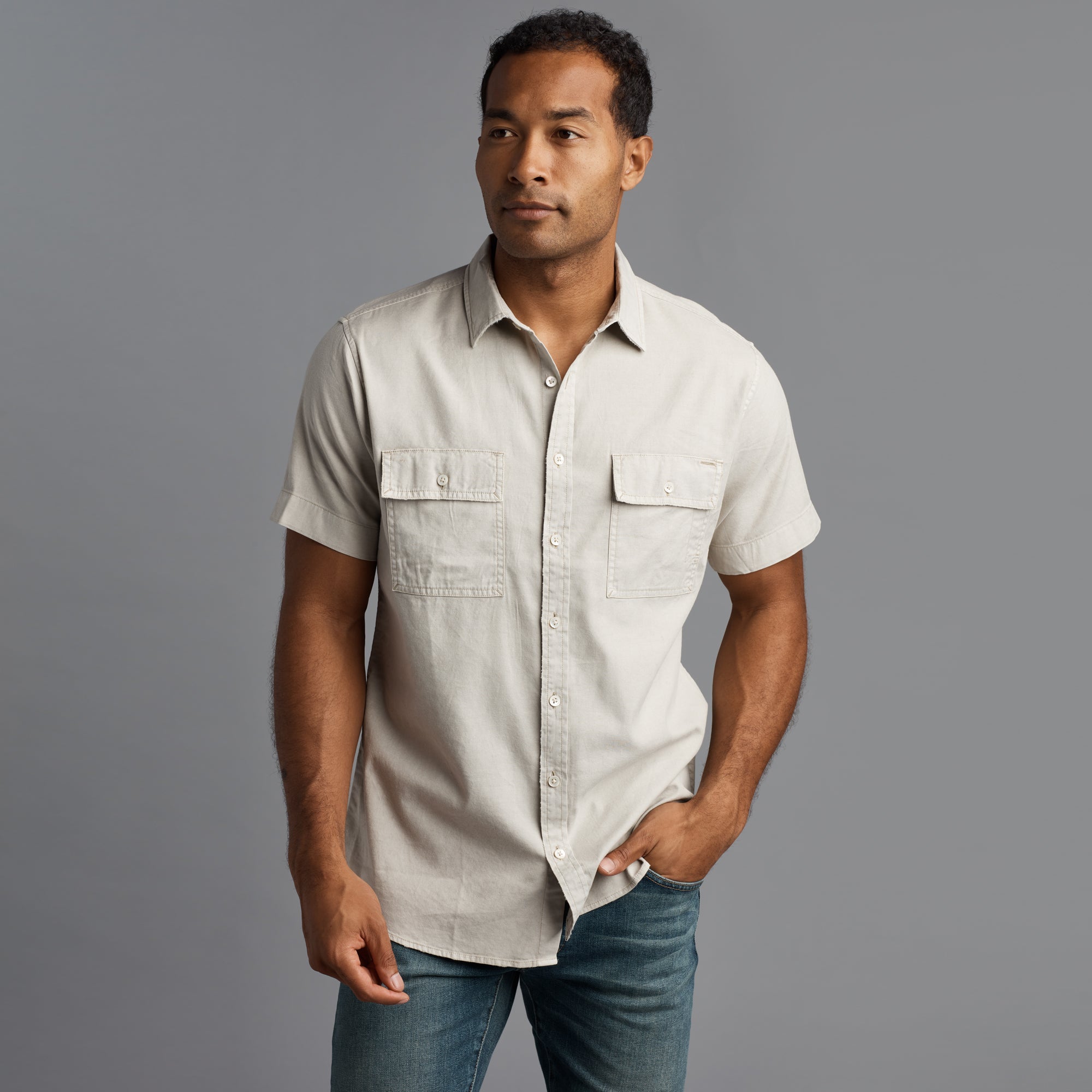 Riley Heritage Twill Short Sleeve Shirt