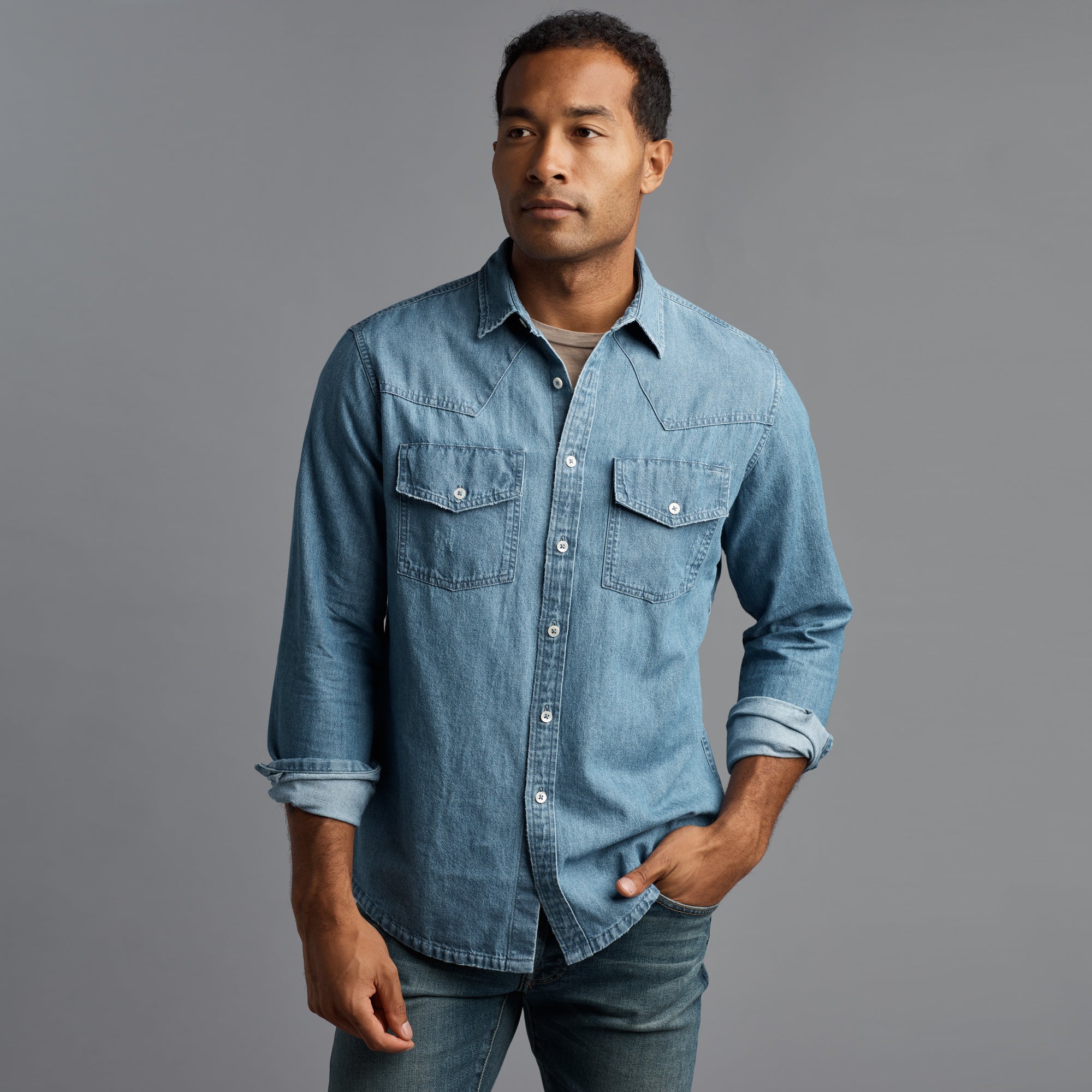 Abilene Long Sleeve Denim Shirt