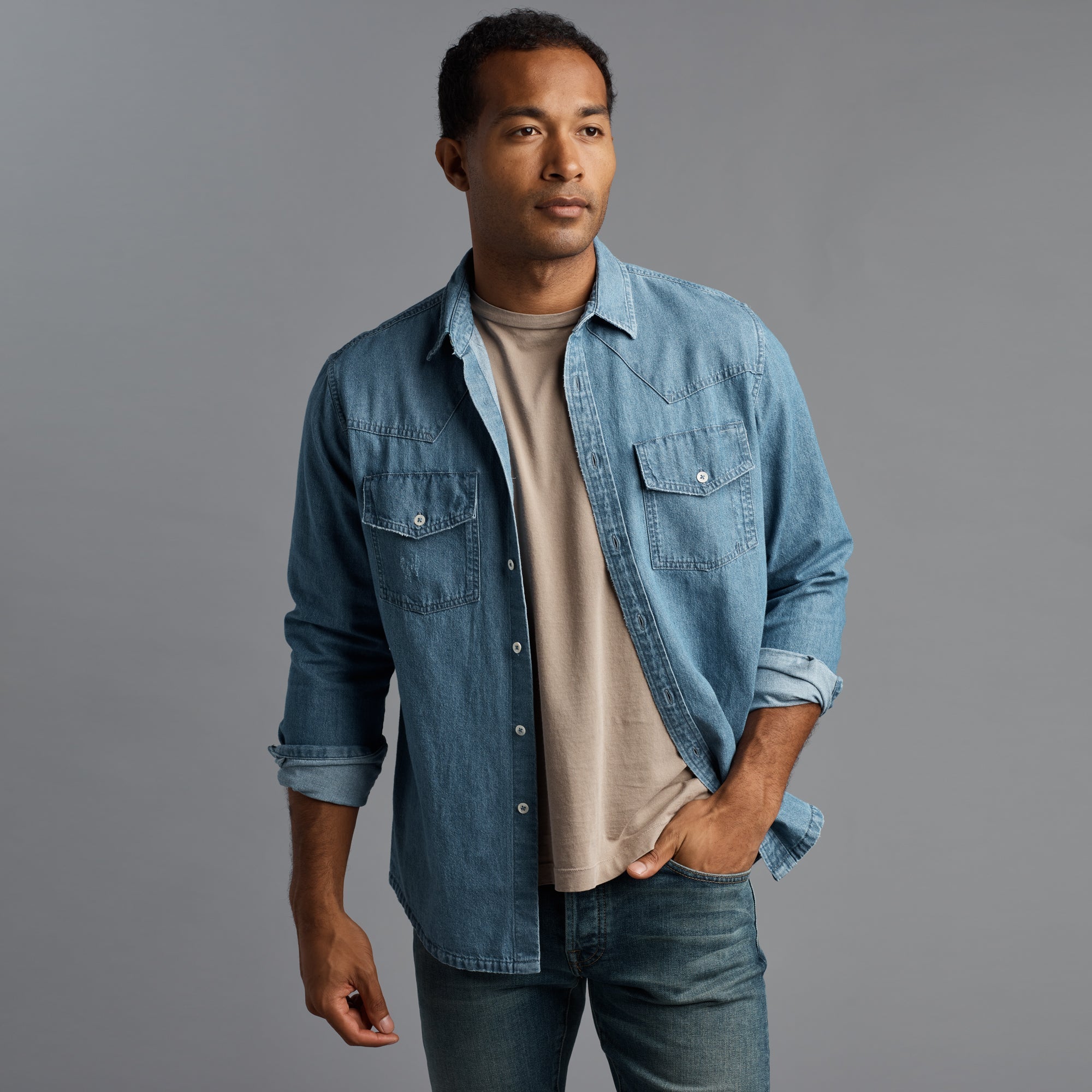 Abilene Long Sleeve Denim Shirt