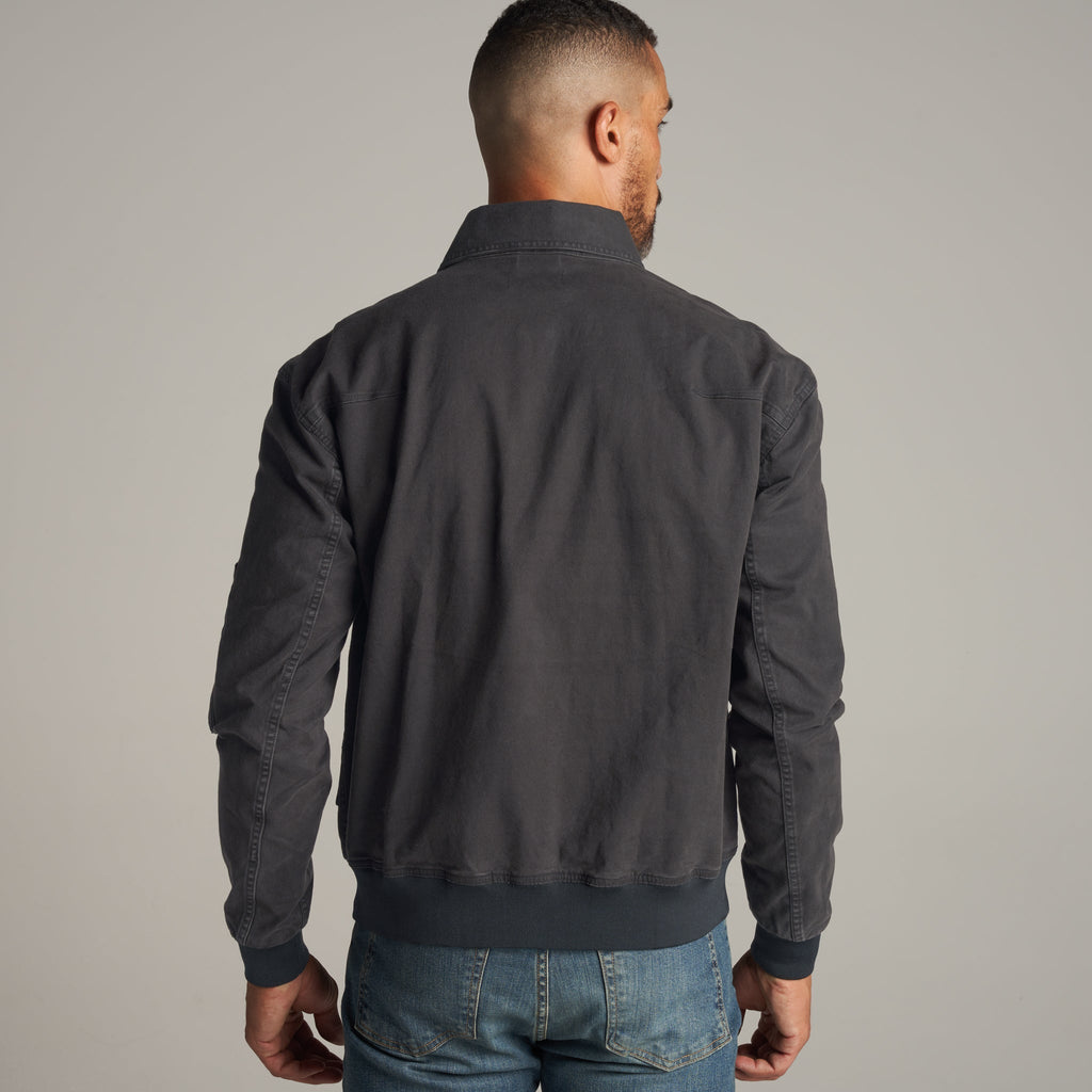 Dillon Mid-Century Twill Bomber Jacket