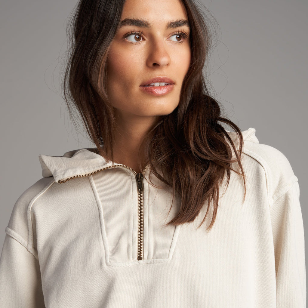 Josephine Quarter Zip Pullover Hoodie