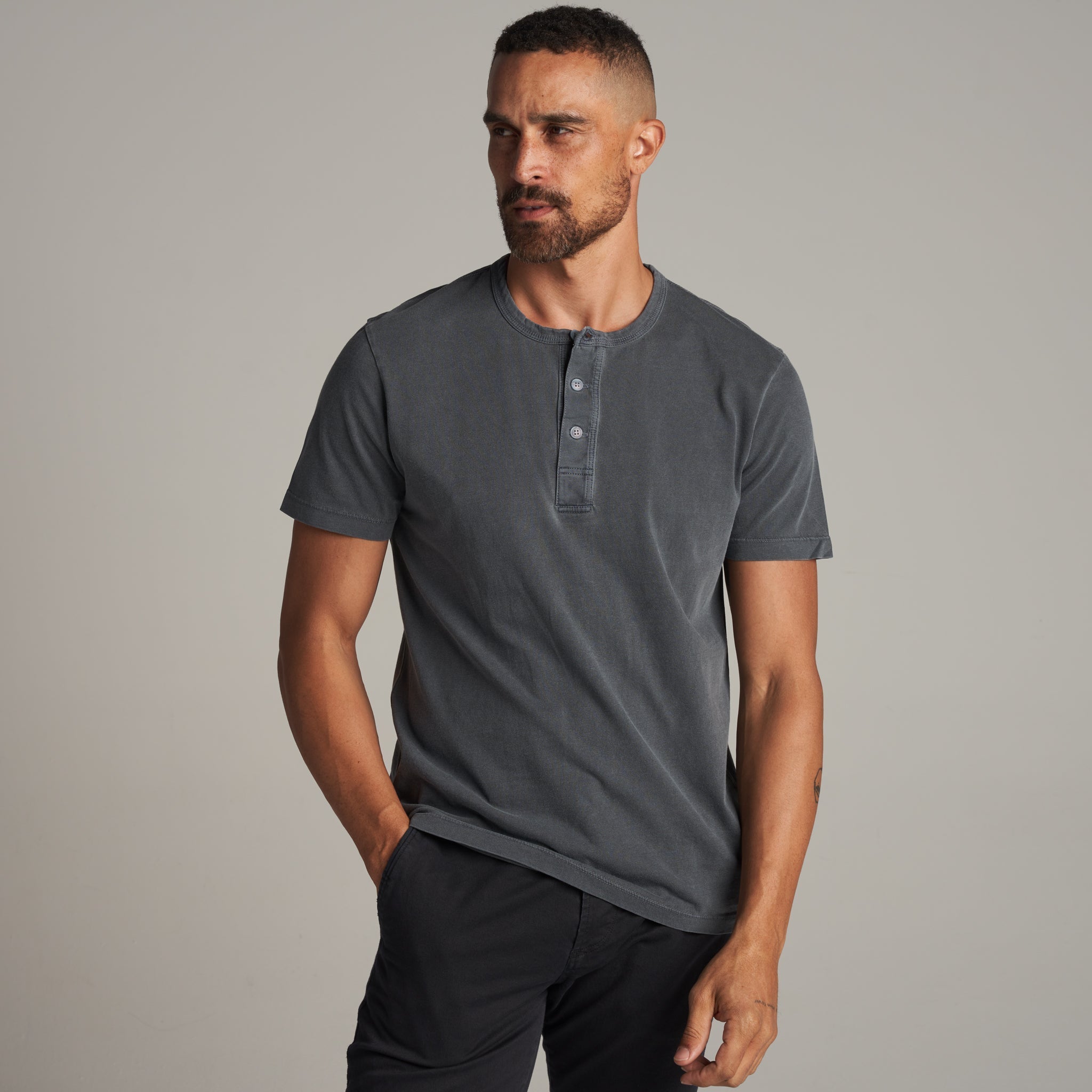 Midland Short Sleeve Henley