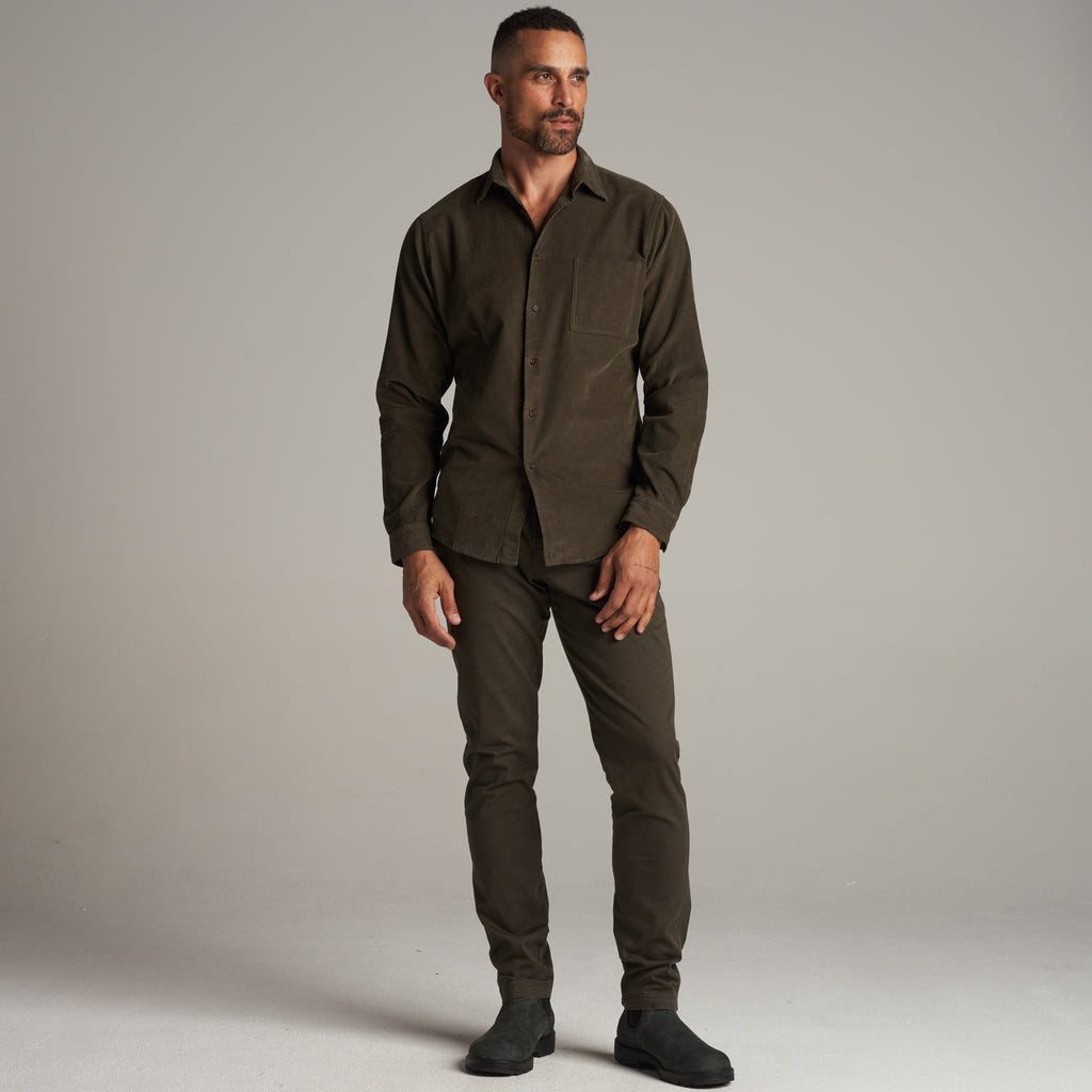 Nobel Fine Wale Cord Shirt