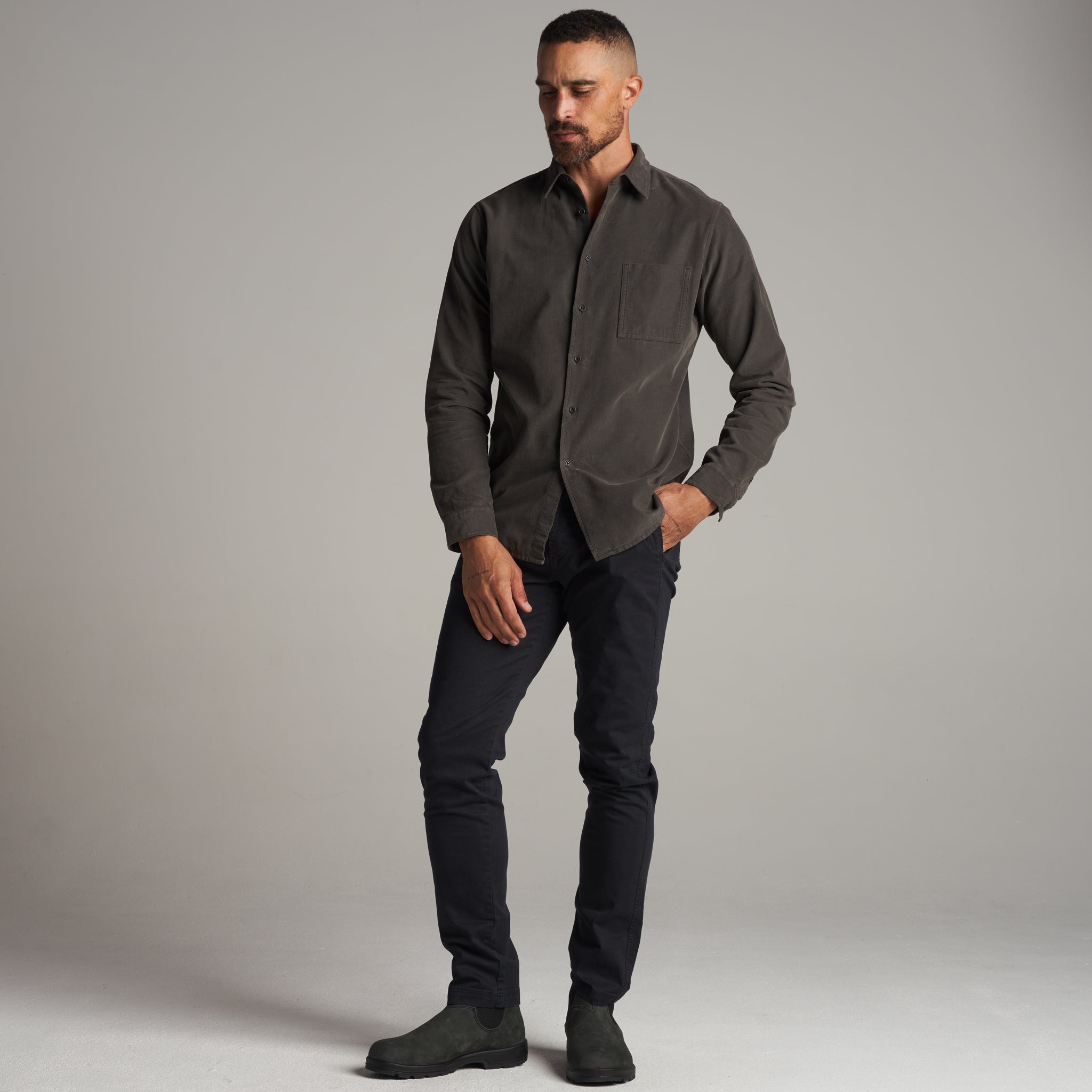 Nobel Fine Wale Cord Shirt