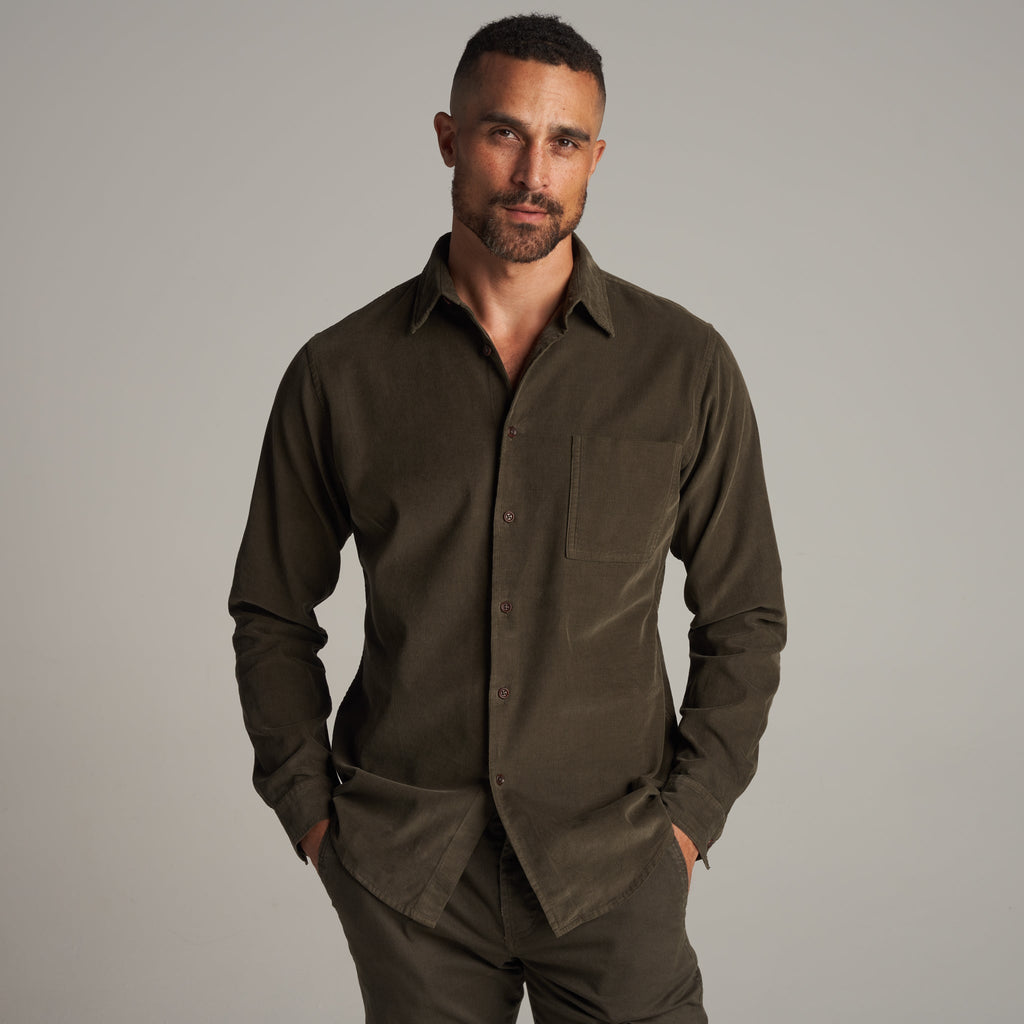 Nobel Fine Wale Cord Shirt