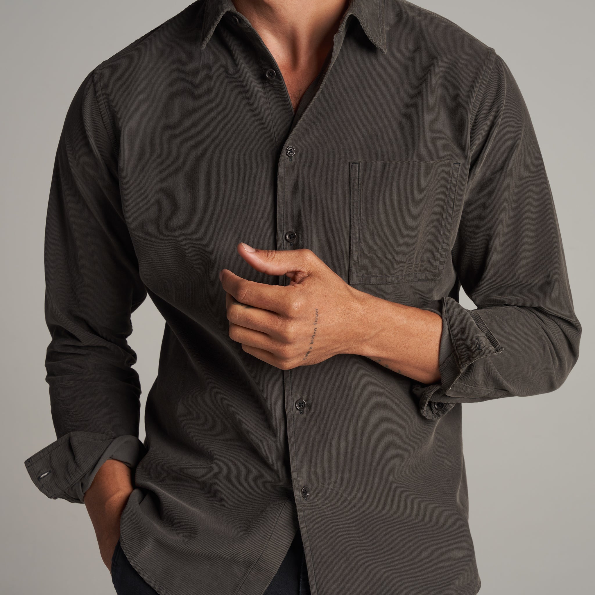 Nobel Fine Wale Cord Shirt