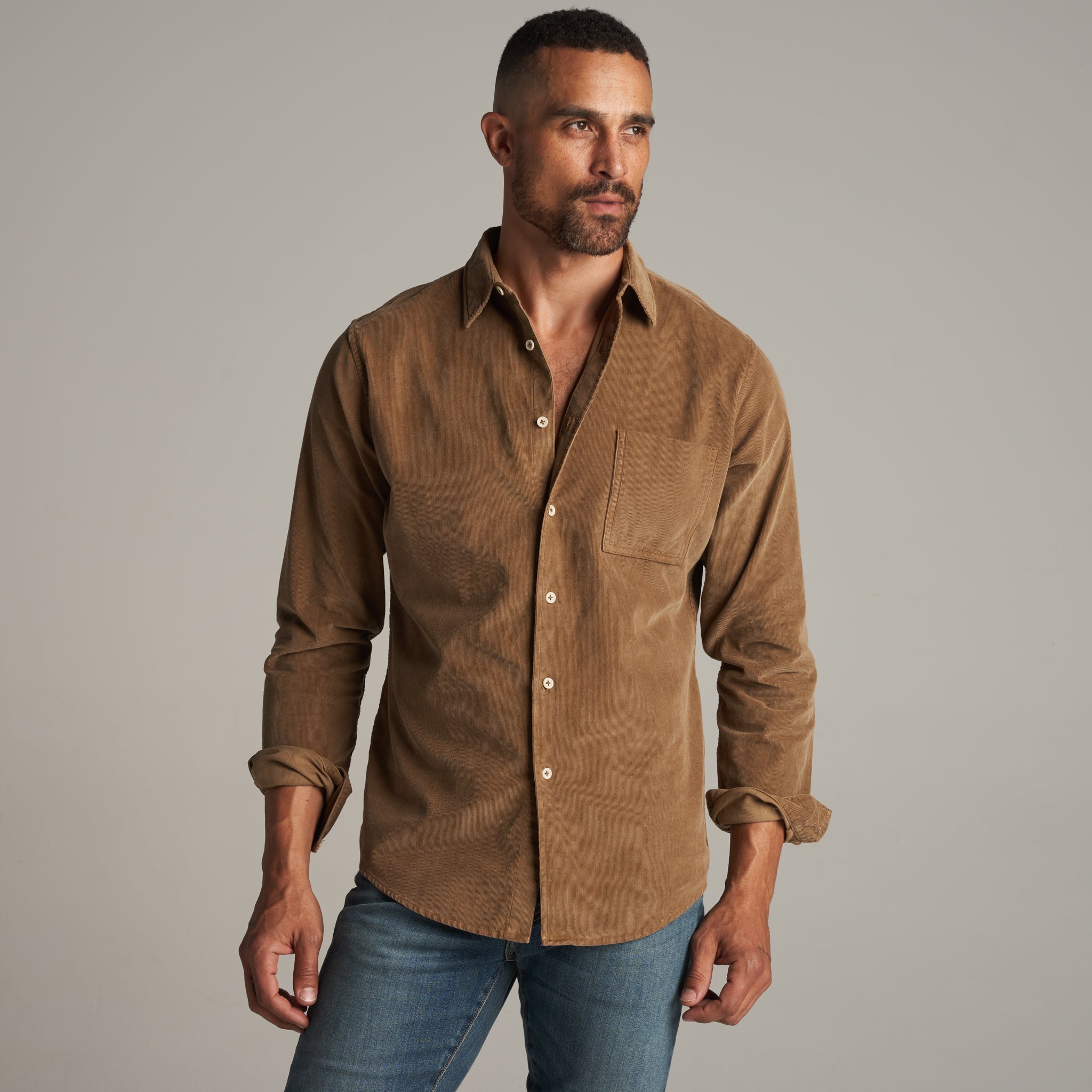 Nobel Fine Wale Cord Shirt