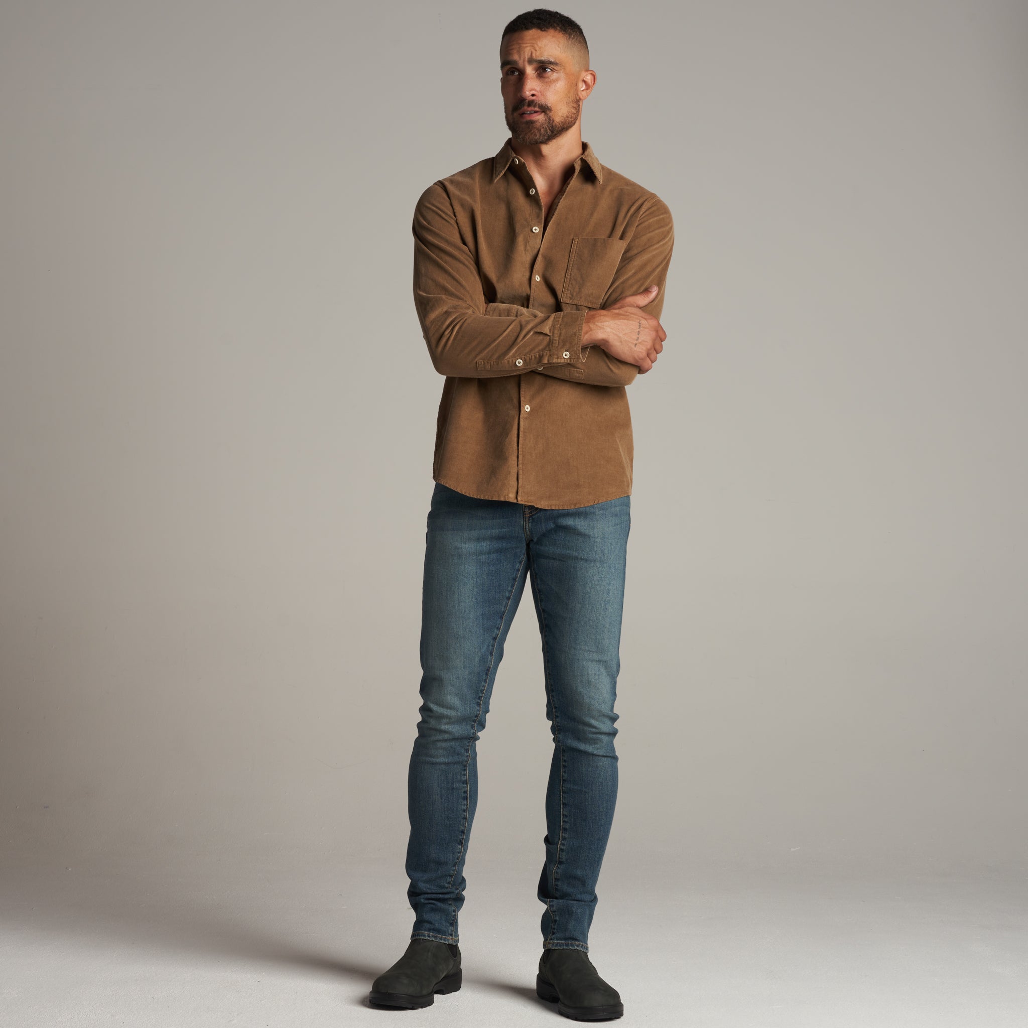 Nobel Fine Wale Cord Shirt