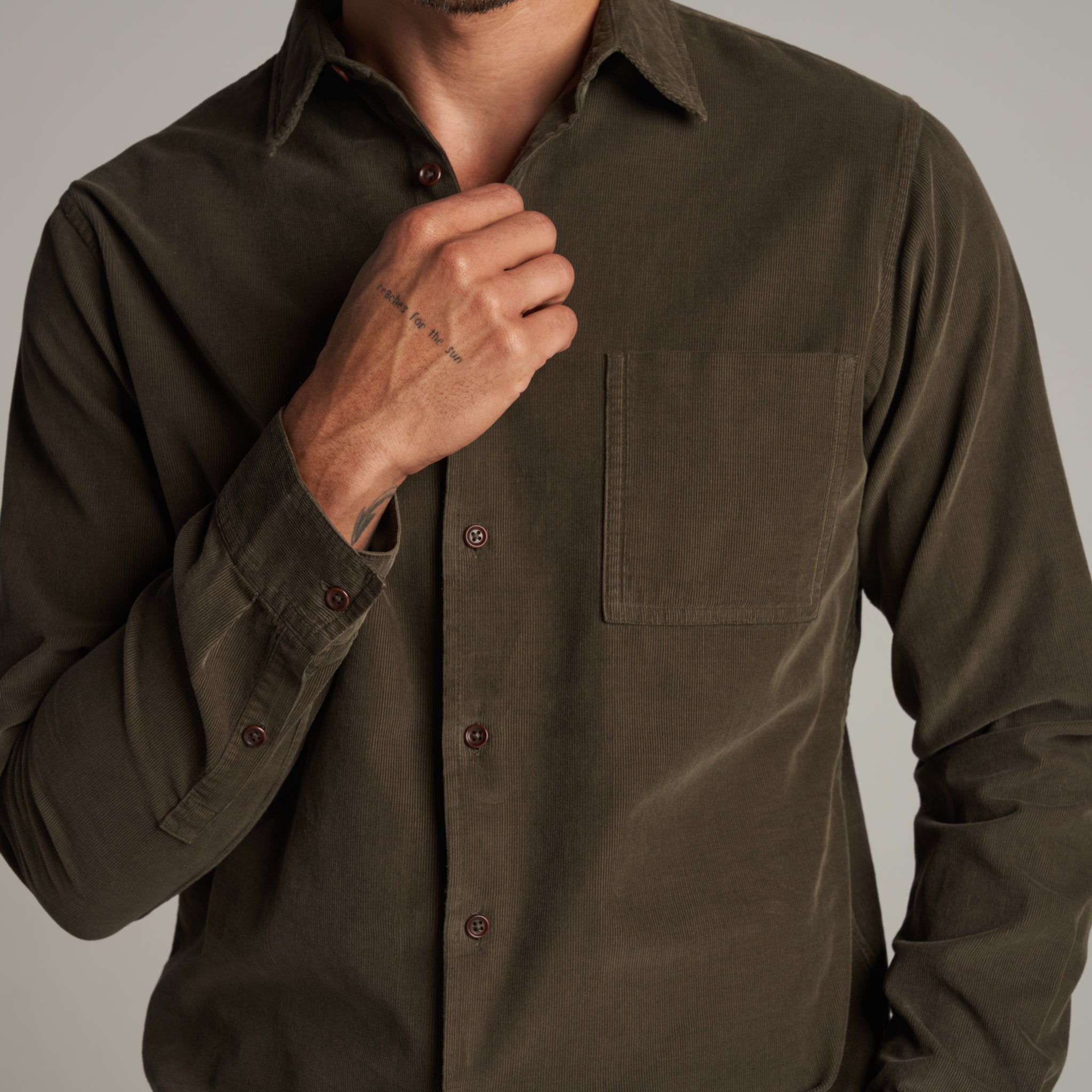 Nobel Fine Wale Cord Shirt