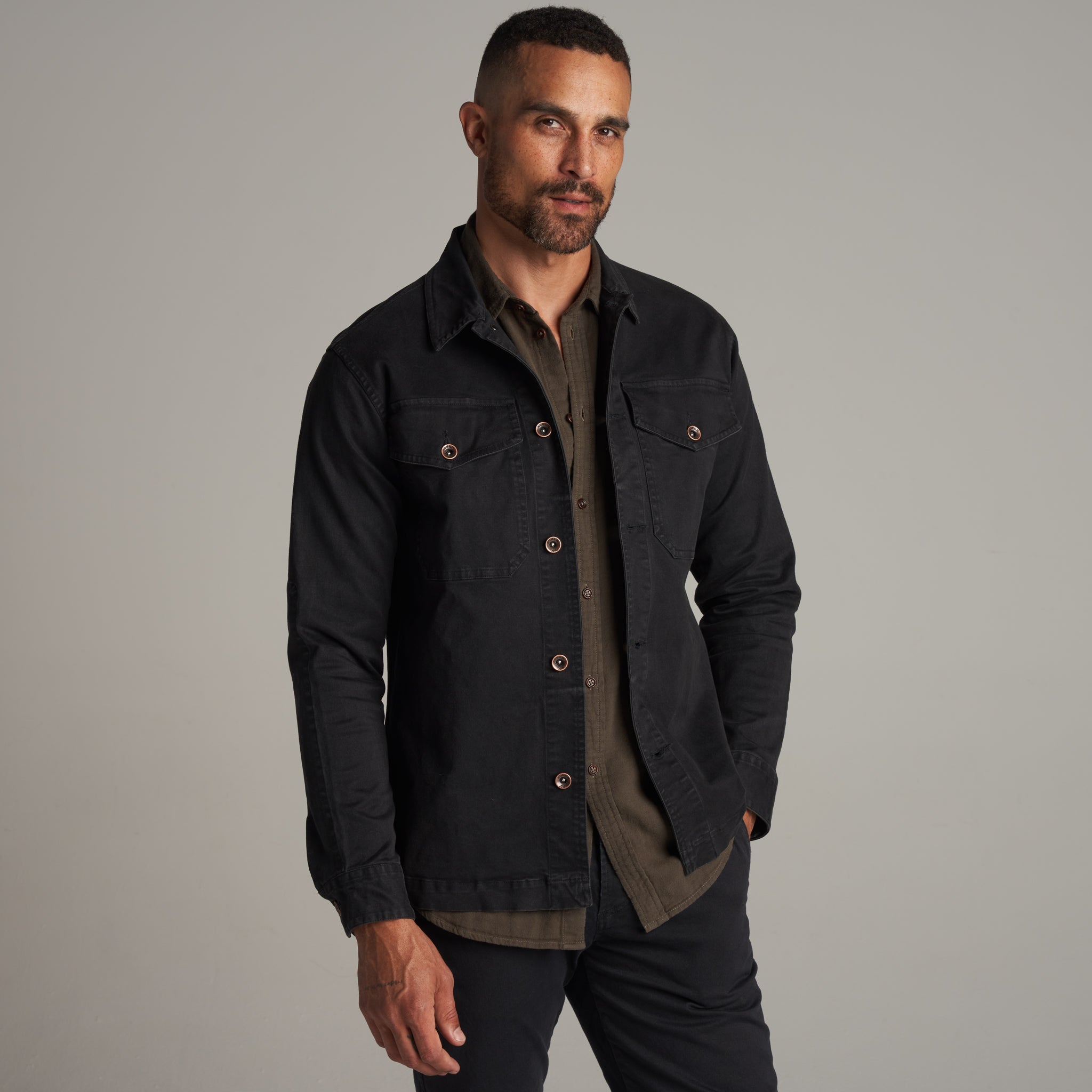 Odessa Mid-Century Twill Field Jacket