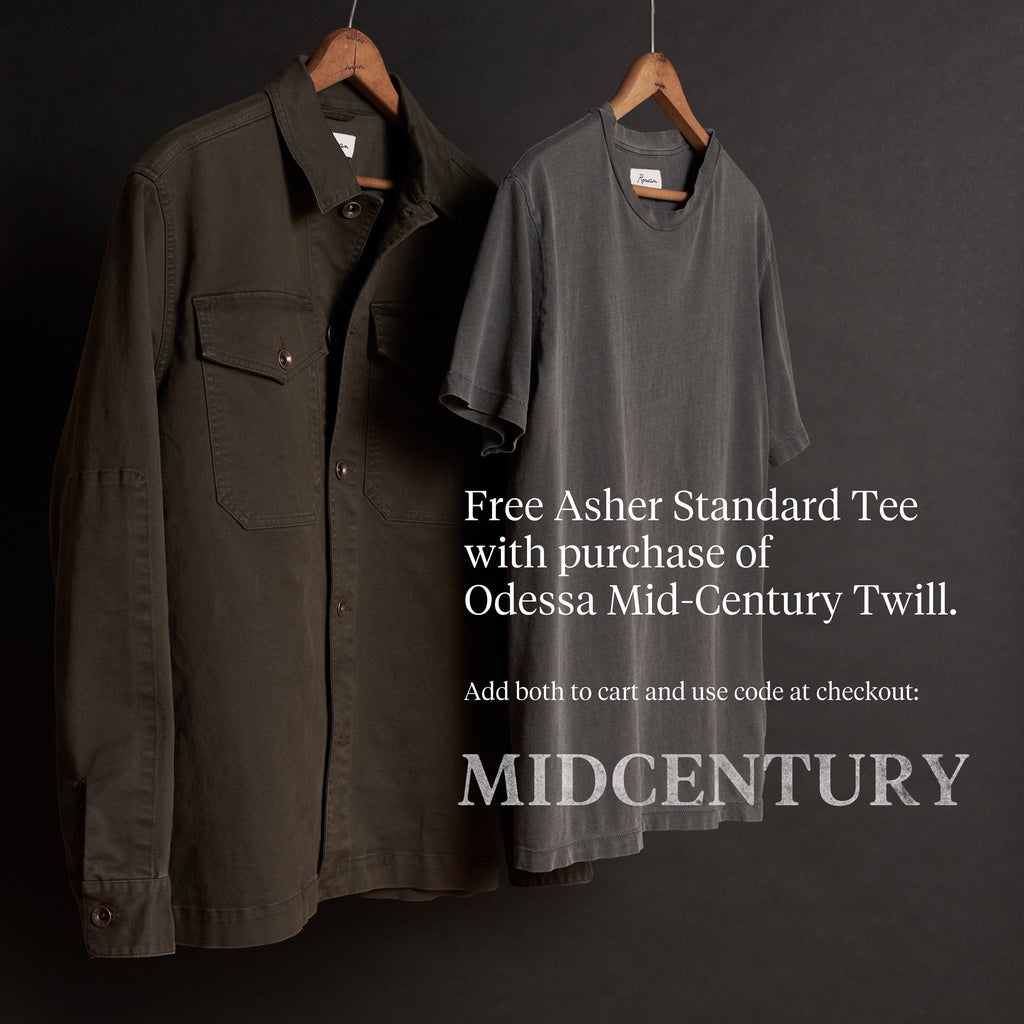 Odessa Mid-Century Twill Field Jacket