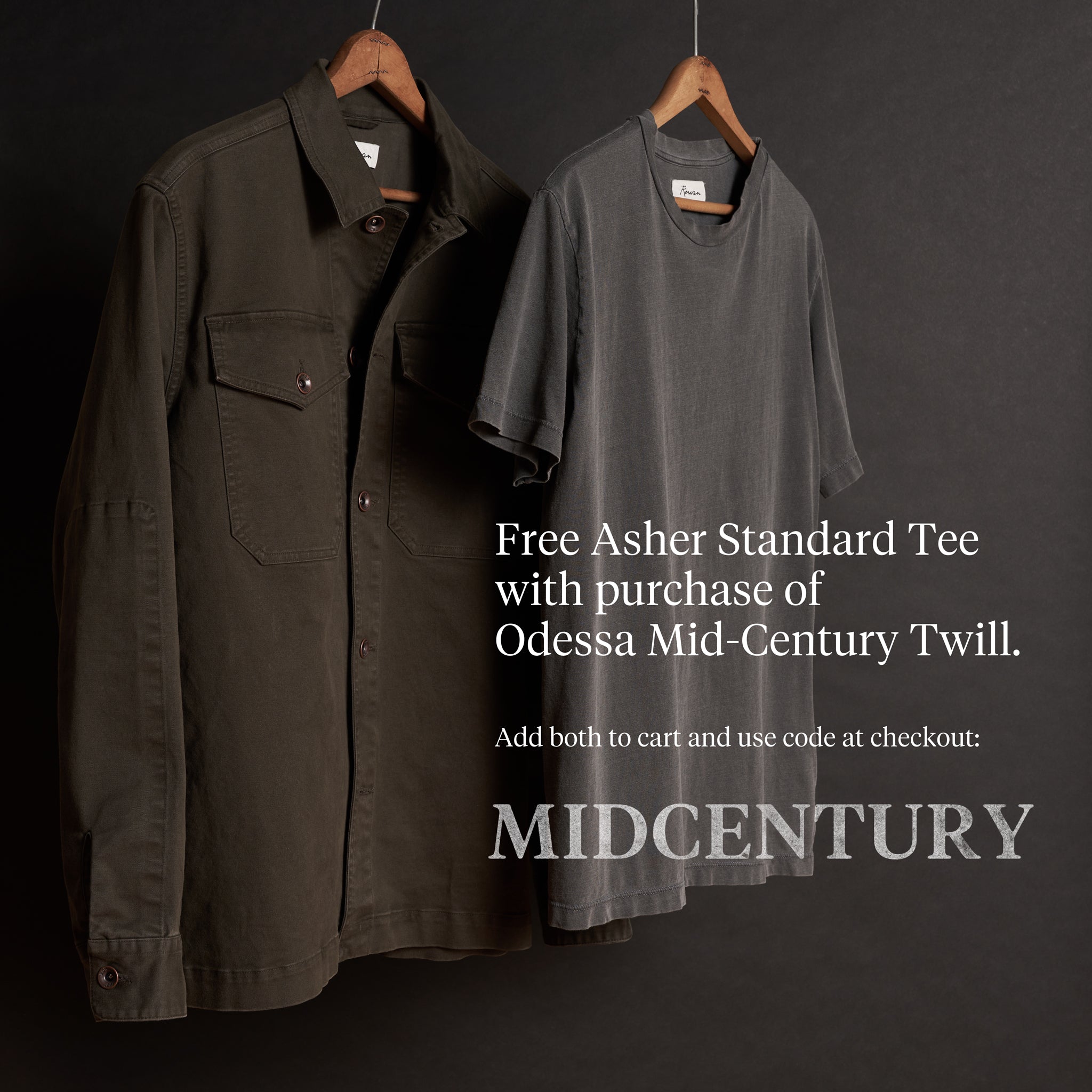 Odessa Mid-Century Twill Field Jacket