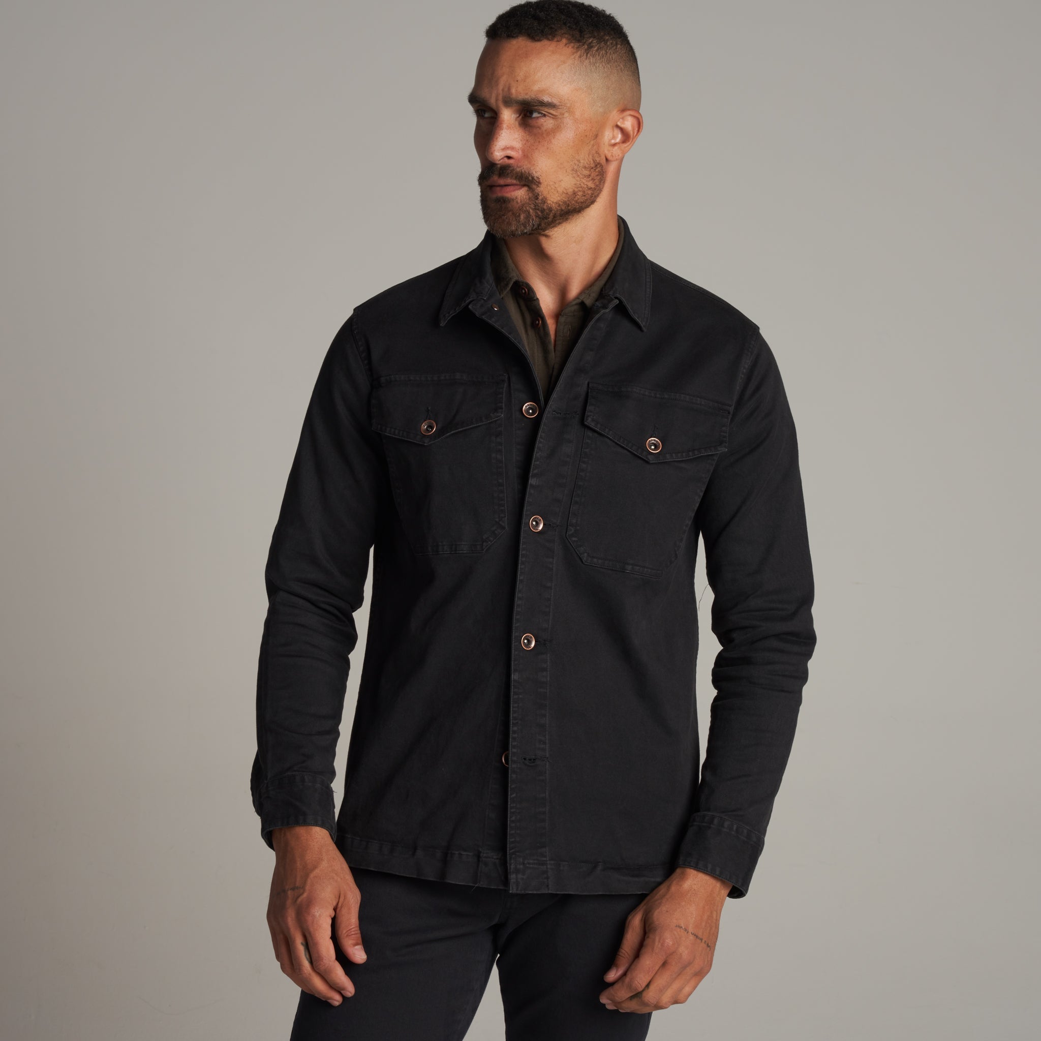 Odessa Mid-Century Twill Field Jacket