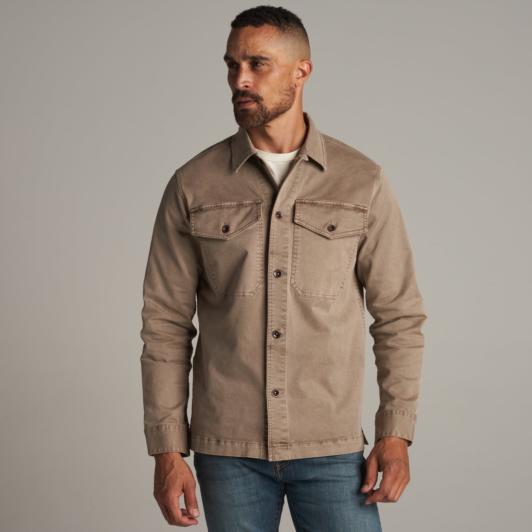 Odessa Mid-Century Twill Field Jacket
