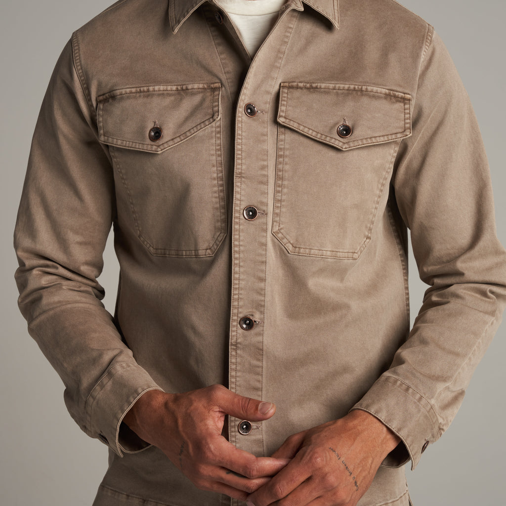 Odessa Mid-Century Twill Field Jacket