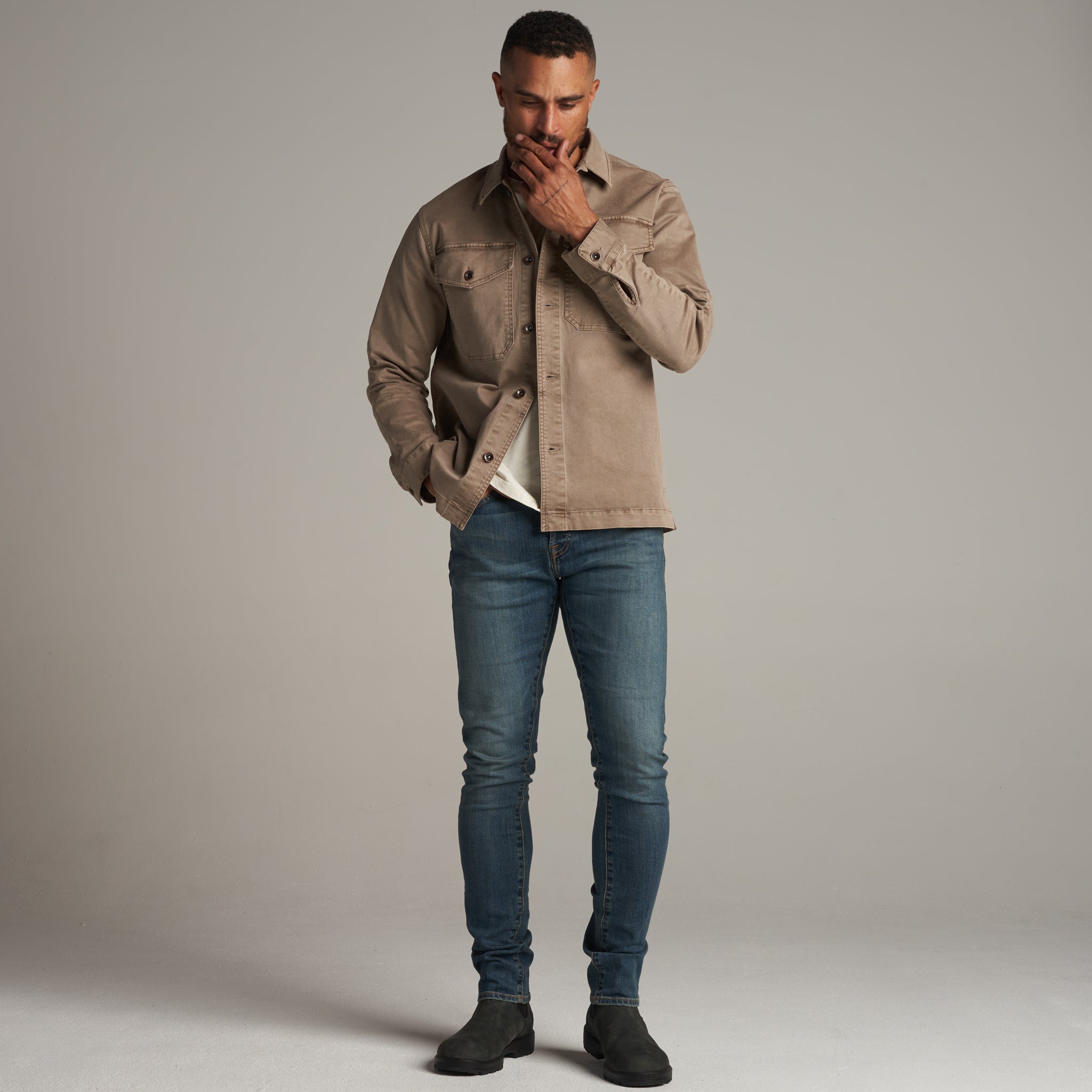Odessa Mid-Century Twill Field Jacket