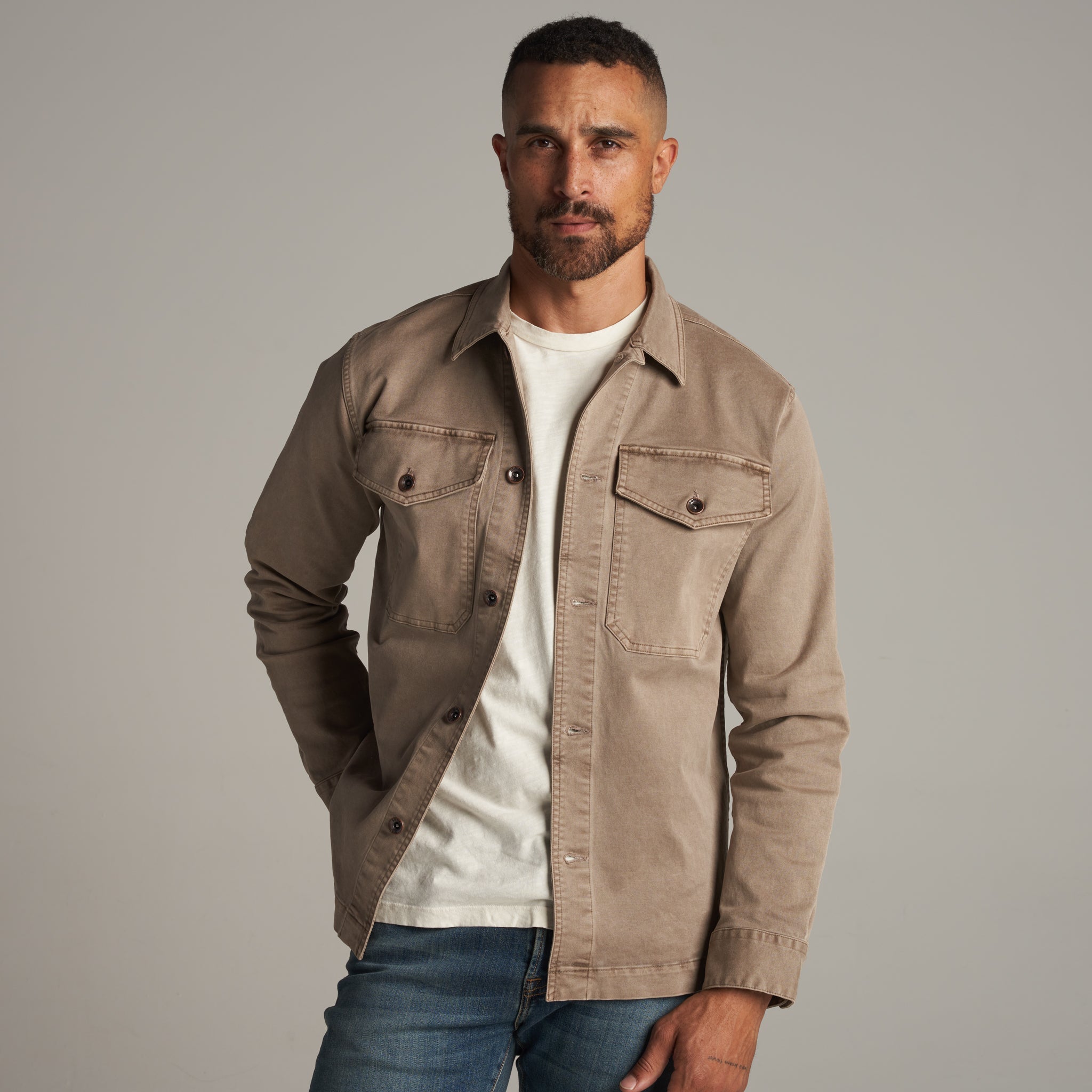 Odessa Mid-Century Twill Field Jacket
