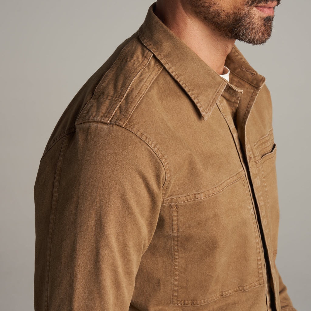 Orion Mid-Century Twill Shirt Jacket