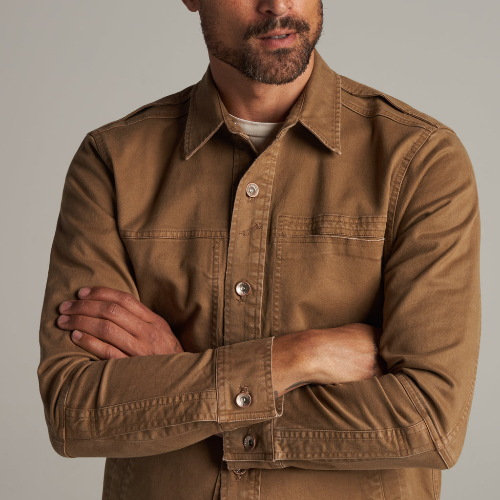 Orion Mid-Century Twill Shirt Jacket