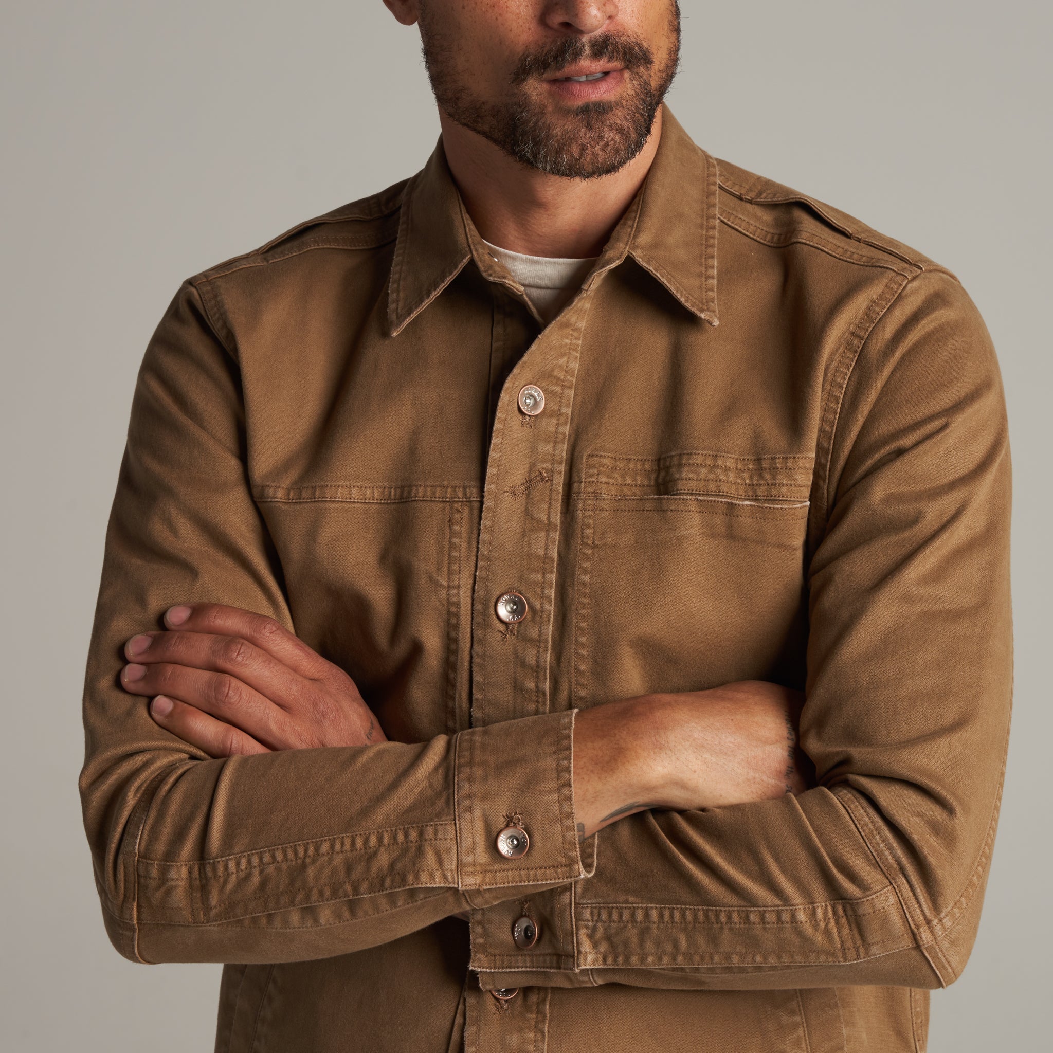 Orion Mid-Century Twill Shirt Jacket