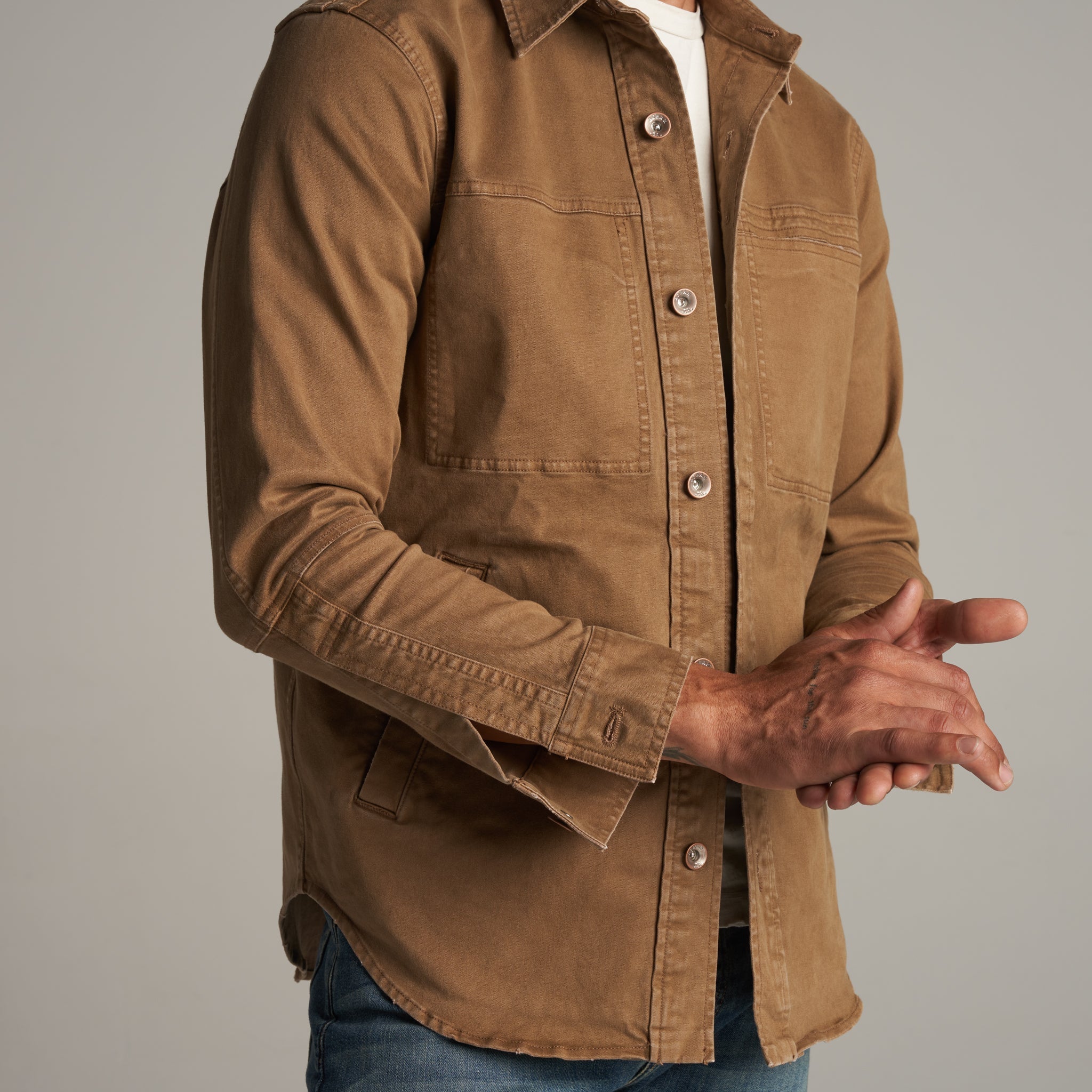Orion Mid-Century Twill Shirt Jacket