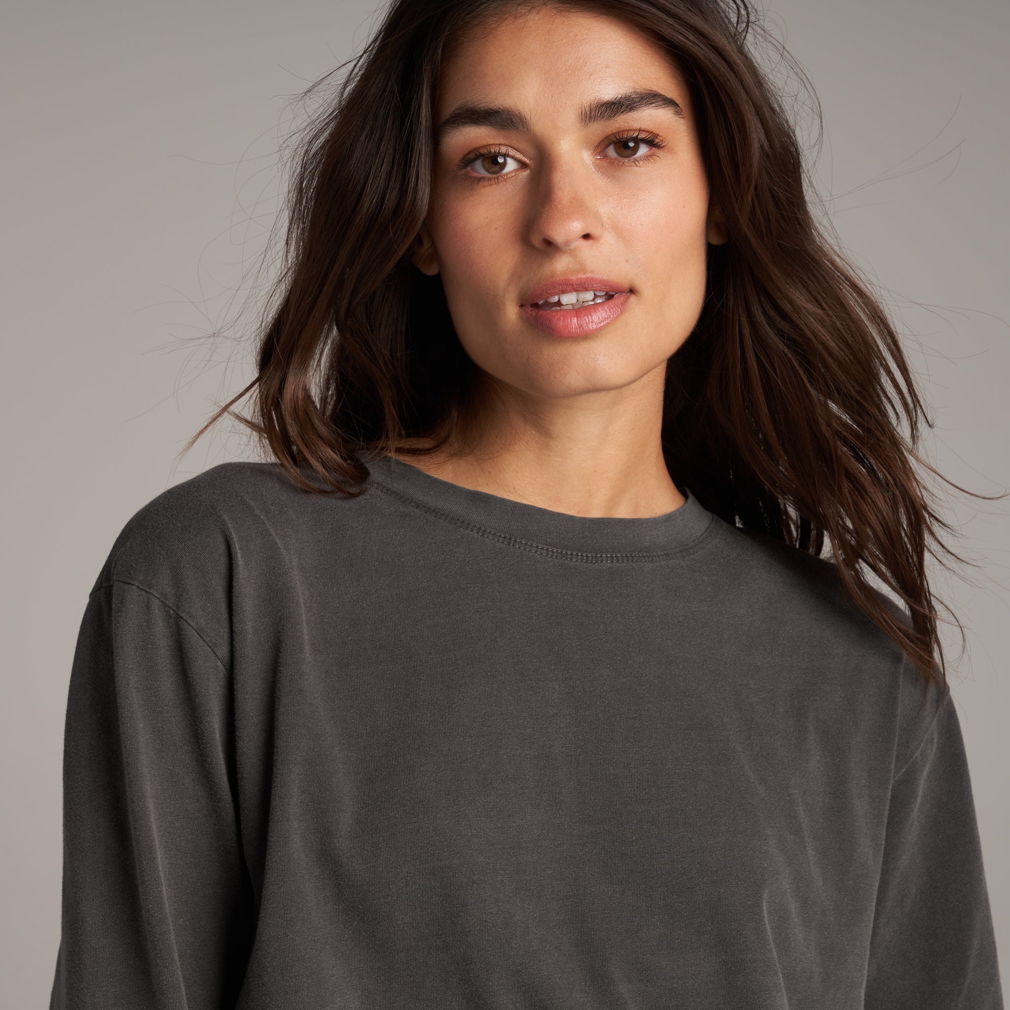 Reagan Long Sleeve Boyfriend Tee