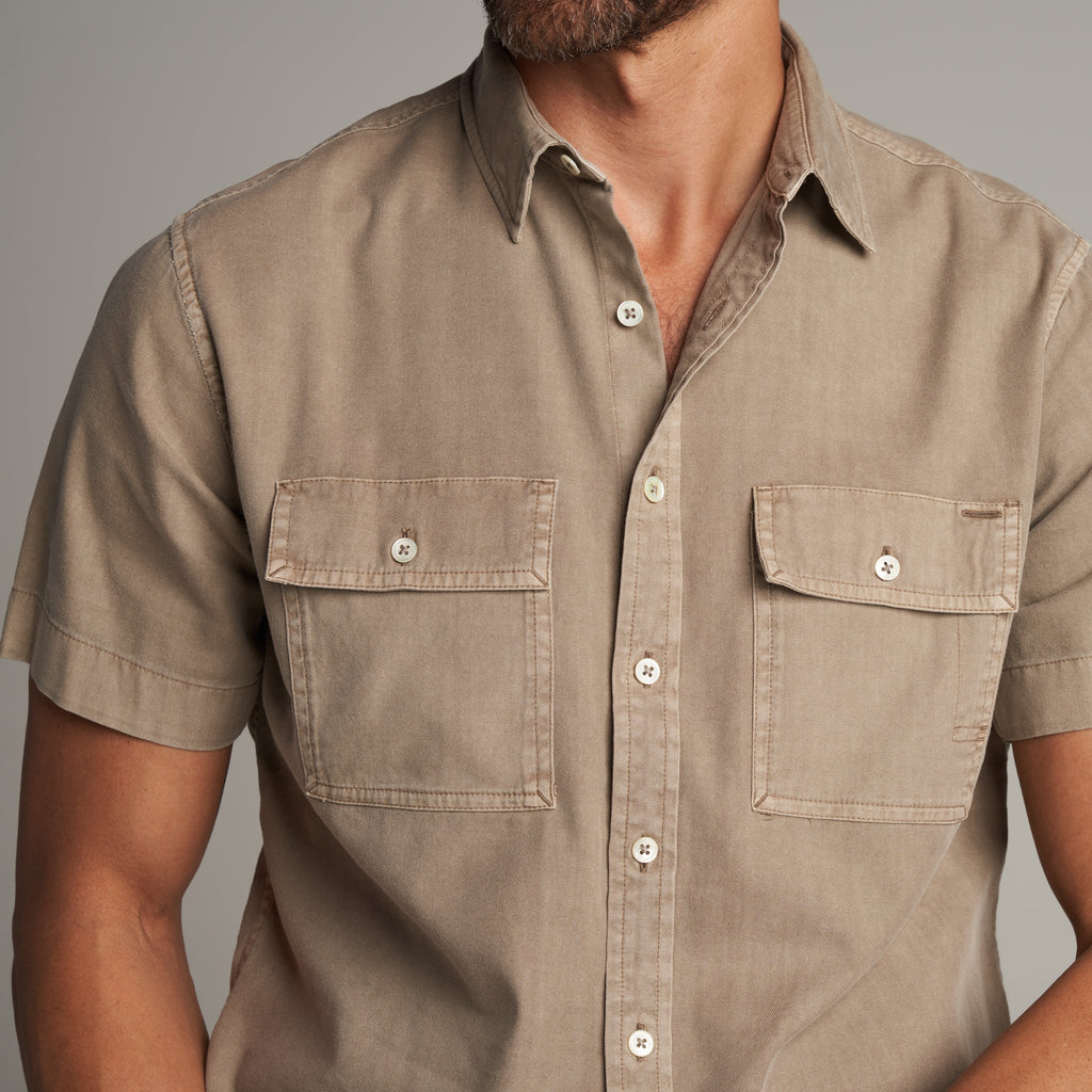 Riley Heritage Twill Short Sleeve Shirt