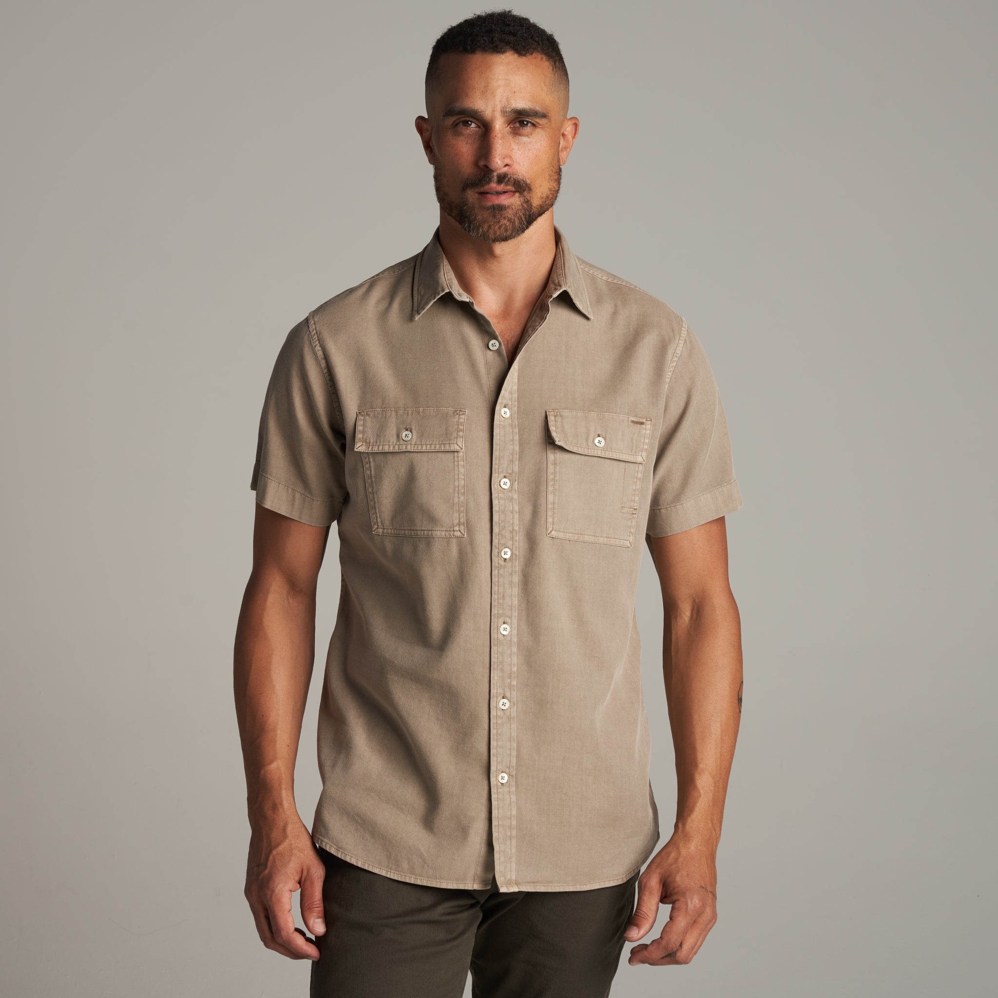 Riley Heritage Twill Short Sleeve Shirt