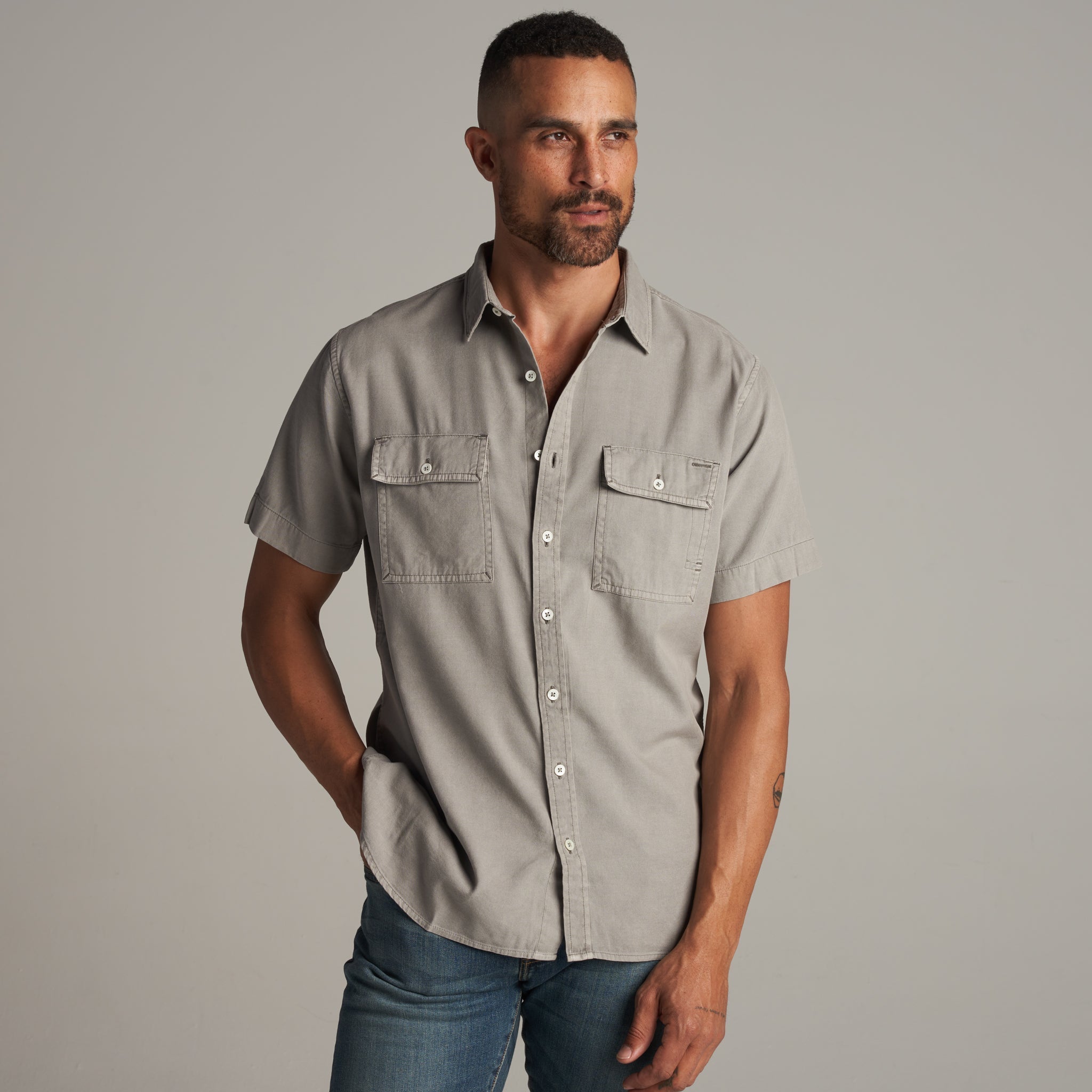Riley Heritage Twill Short Sleeve Shirt
